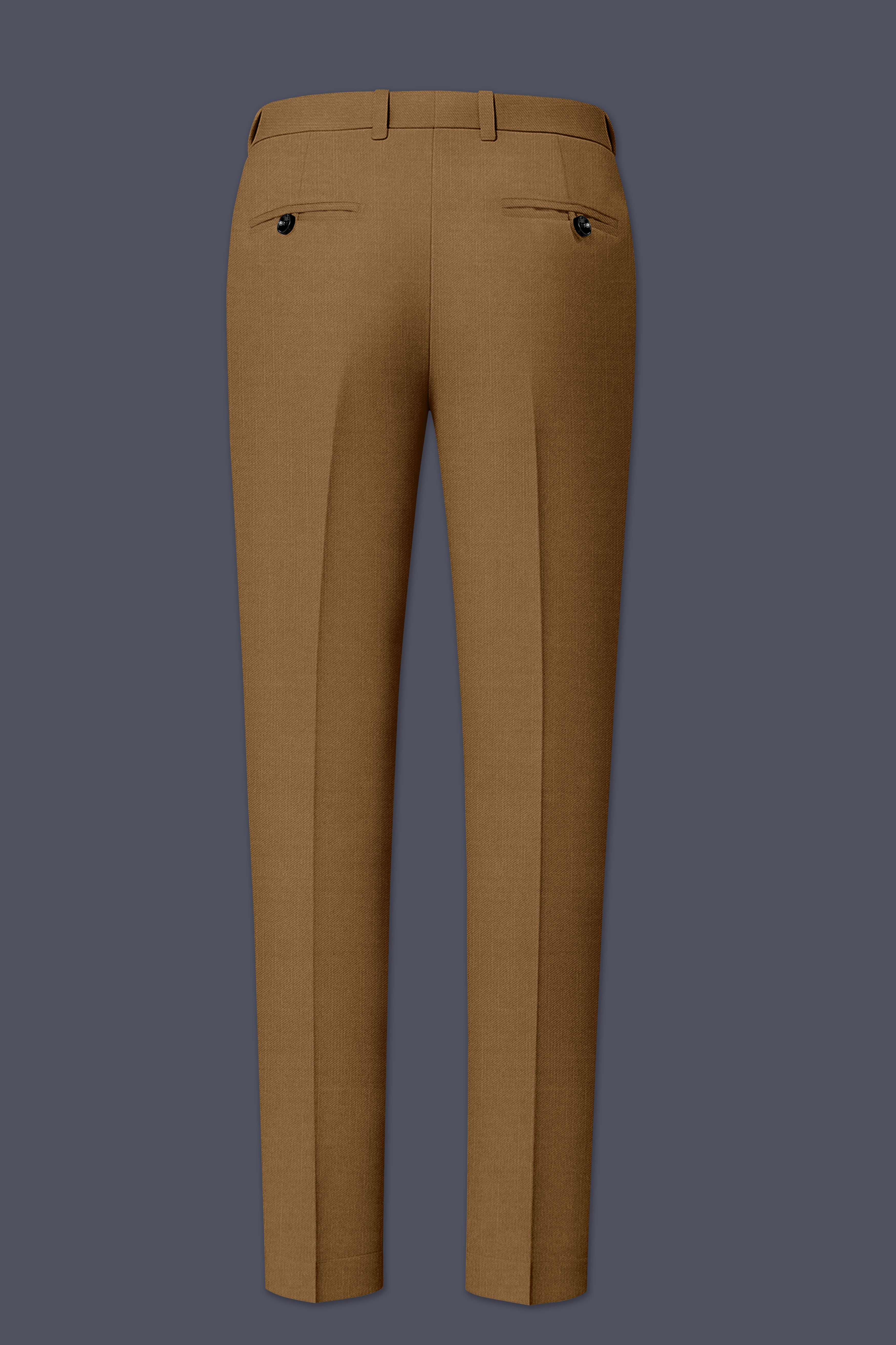 Sapphire-Potters Brown Wool Rich Slight Stretch Single Breasted Suit