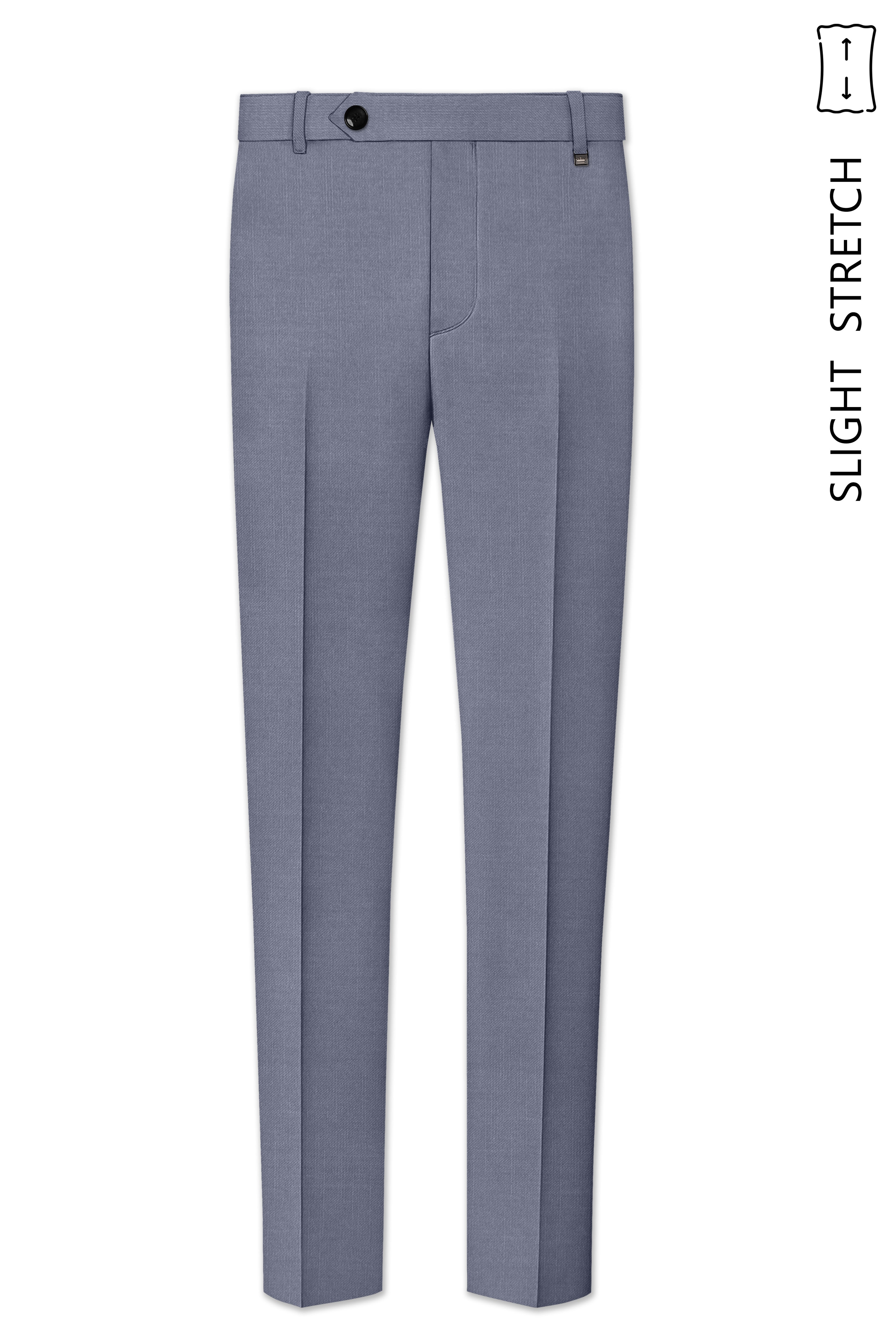 Grisoro-Storm Gray Wool Rich Slight Stretch Double Breasted Suit