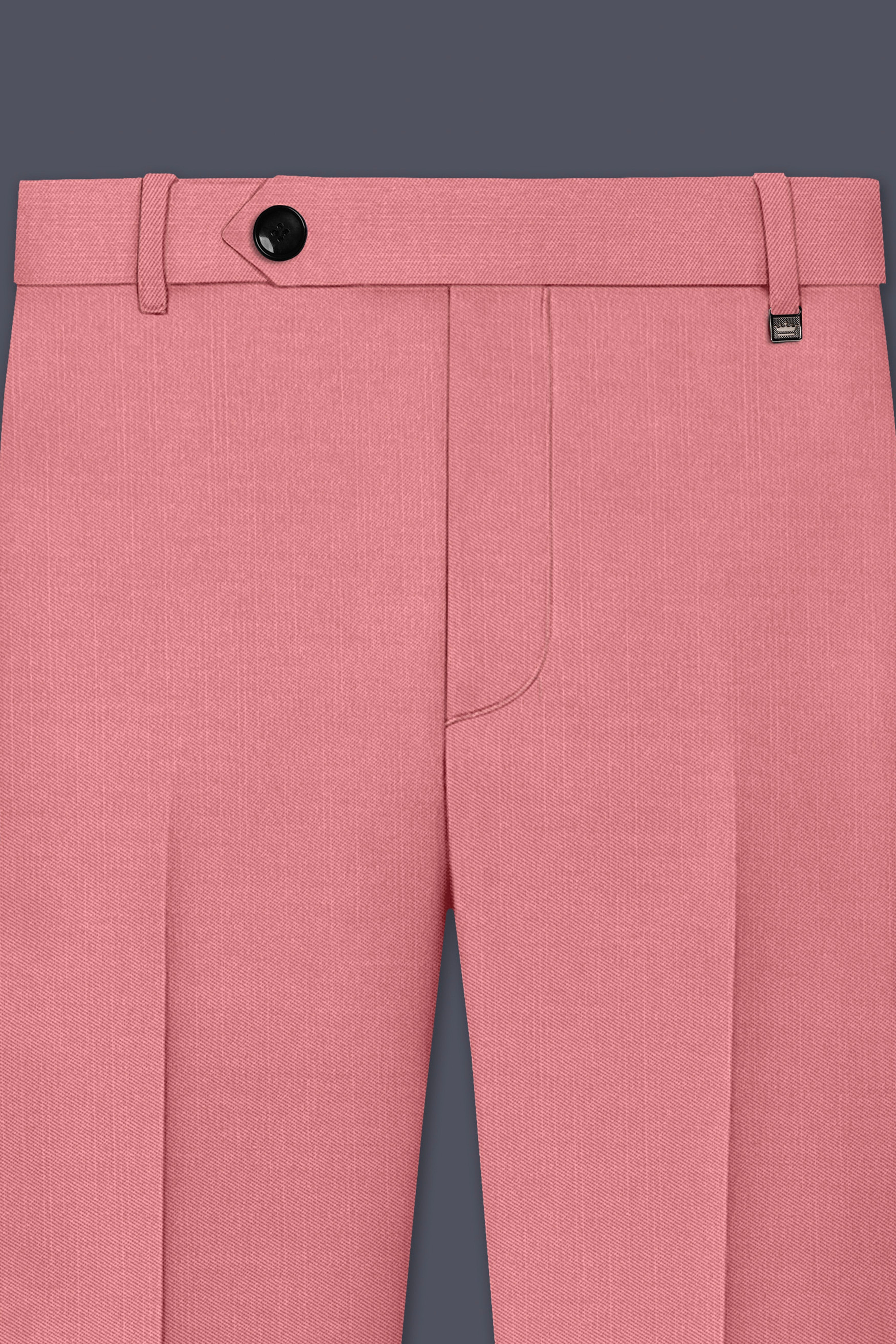 Solaro-Coral Orange Wool Rich Slight Stretch Double Breasted Suit