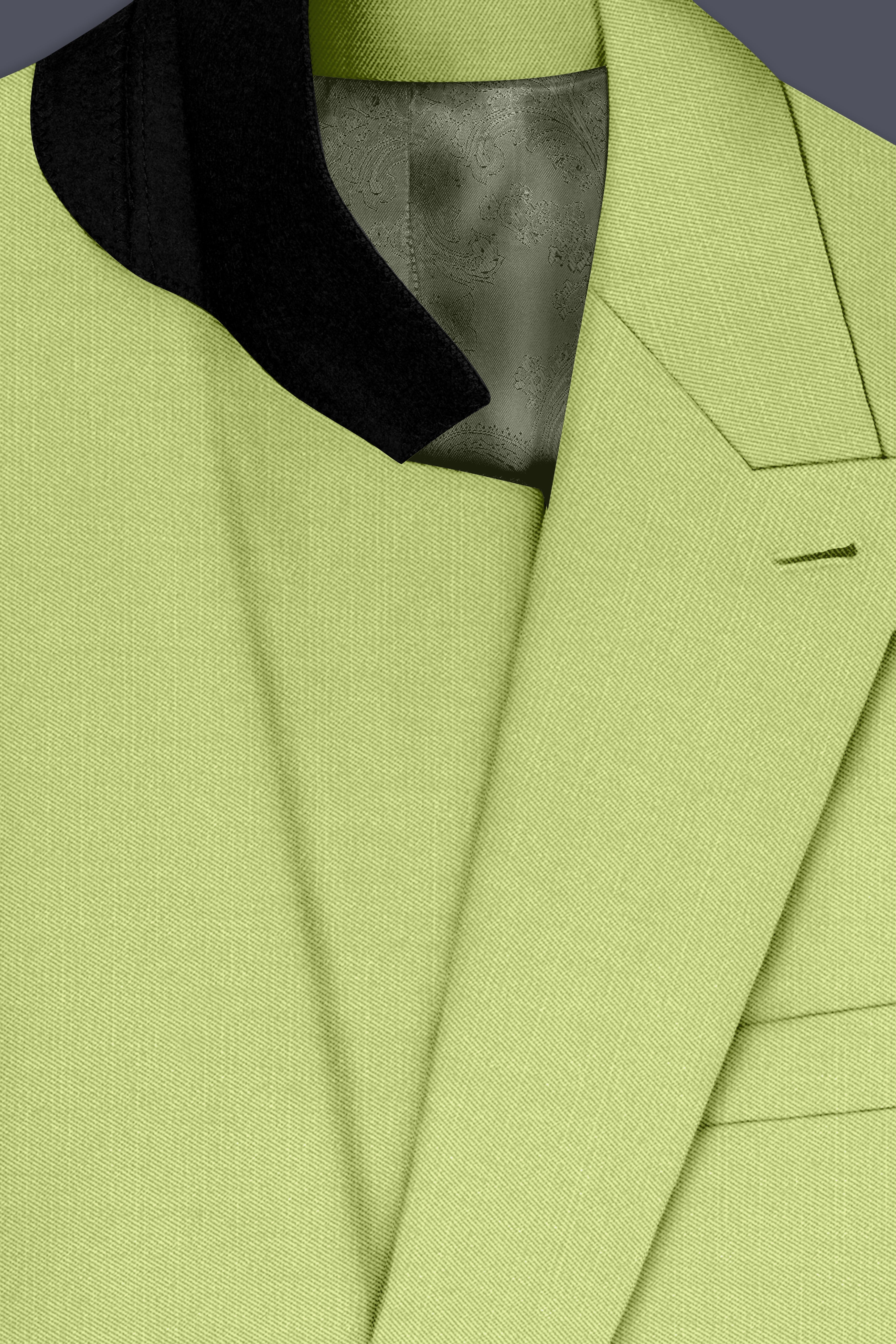 Ochre-Tan Yellow Wool Rich Slight Stretch Double Breasted Suit