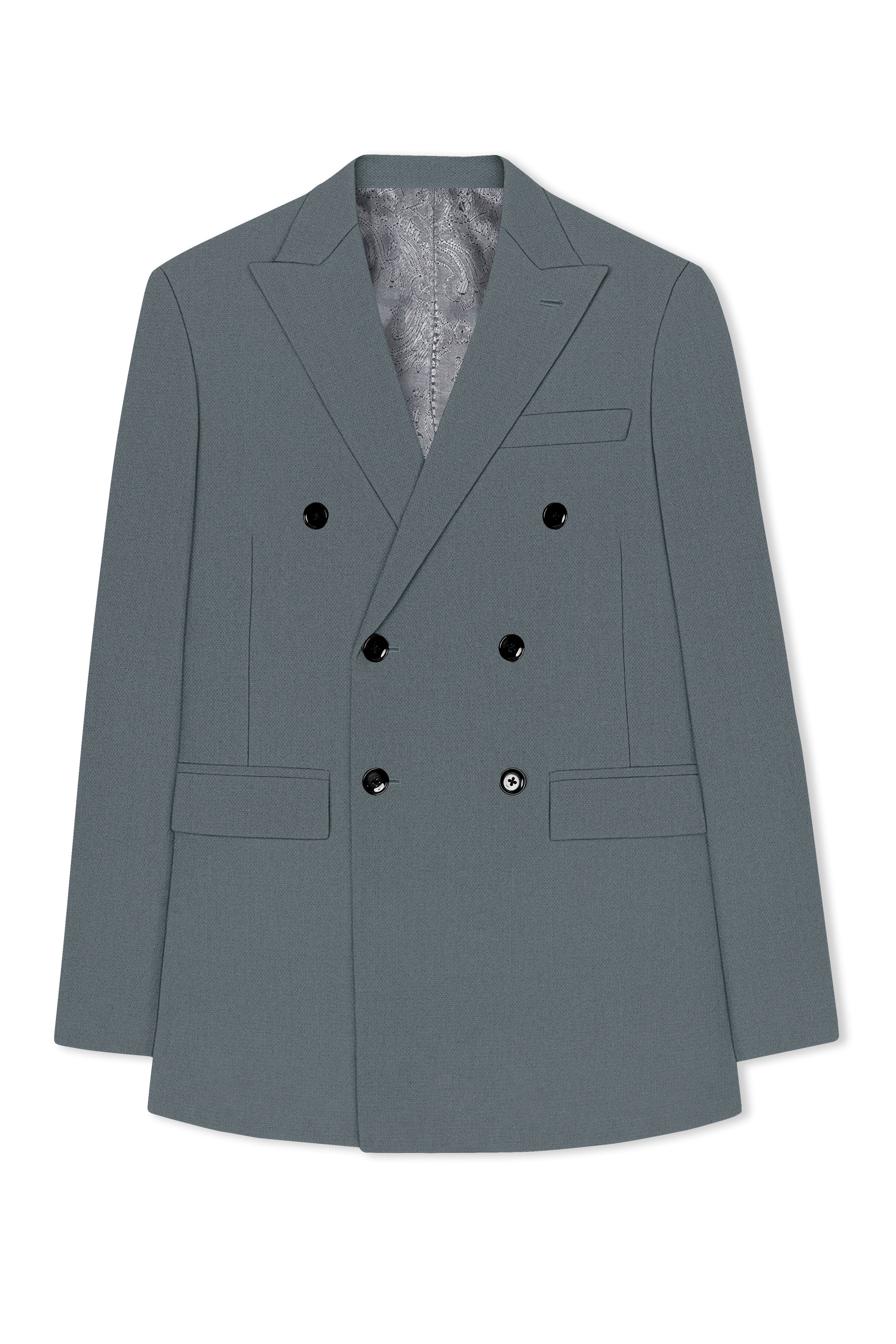 Aurelian-Scarpa Green Diamond Textured Wool Rich Slight Stretch Double Breasted Suit ST5431-DB-36, ST5431-DB-38, ST5431-DB-40, ST5431-DB-42, ST5431-DB-44, ST5431-DB-46, ST5431-DB-48, ST5431-DB-50, ST5431-DB-52, ST5431-DB-54, ST5431-DB-56, ST5431-DB-58, ST5431-DB-60