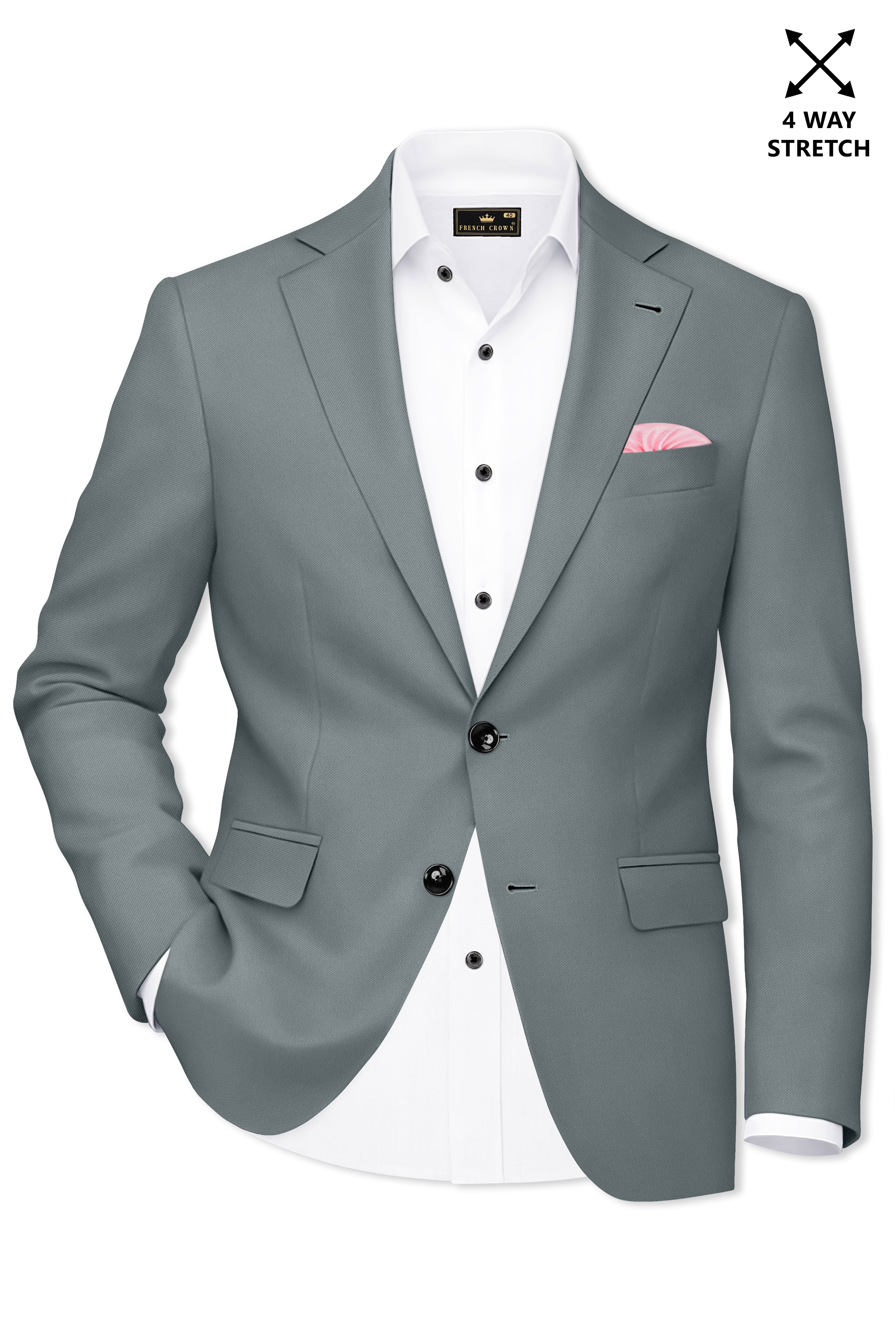 Flexaro-Korean Abbey gray 4-Way Stretch Wrinkle-Free Wool Rich Single Breasted Suit ST5434-SB-36, ST5434-SB-38, ST5434-SB-40, ST5434-SB-42, ST5434-SB-44, ST5434-SB-46, ST5434-SB-48, ST5434-SB-50, ST5434-SB-52, ST5434-SB-54, ST5434-SB-56, ST5434-SB-58, ST5434-SB-60