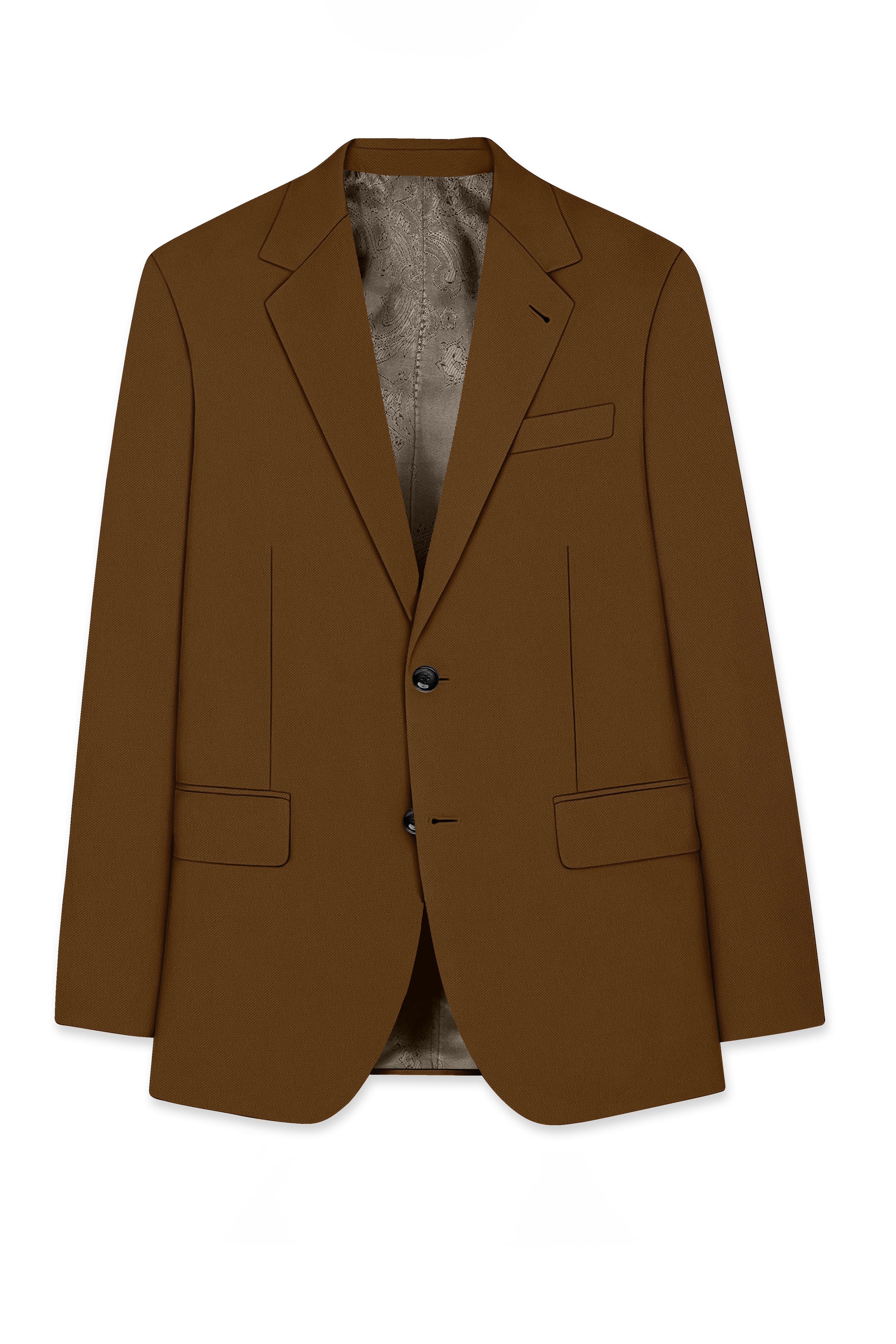 Sienna-Korean Derby Brown 4-Way Stretch Wrinkle-Free Wool Rich Single Breasted Suit ST5440-SB-36, ST5440-SB-38, ST5440-SB-40, ST5440-SB-42, ST5440-SB-44, ST5440-SB-46, ST5440-SB-48, ST5440-SB-50, ST5440-SB-52, ST5440-SB-54, ST5440-SB-56, ST5440-SB-58, ST5440-SB-60