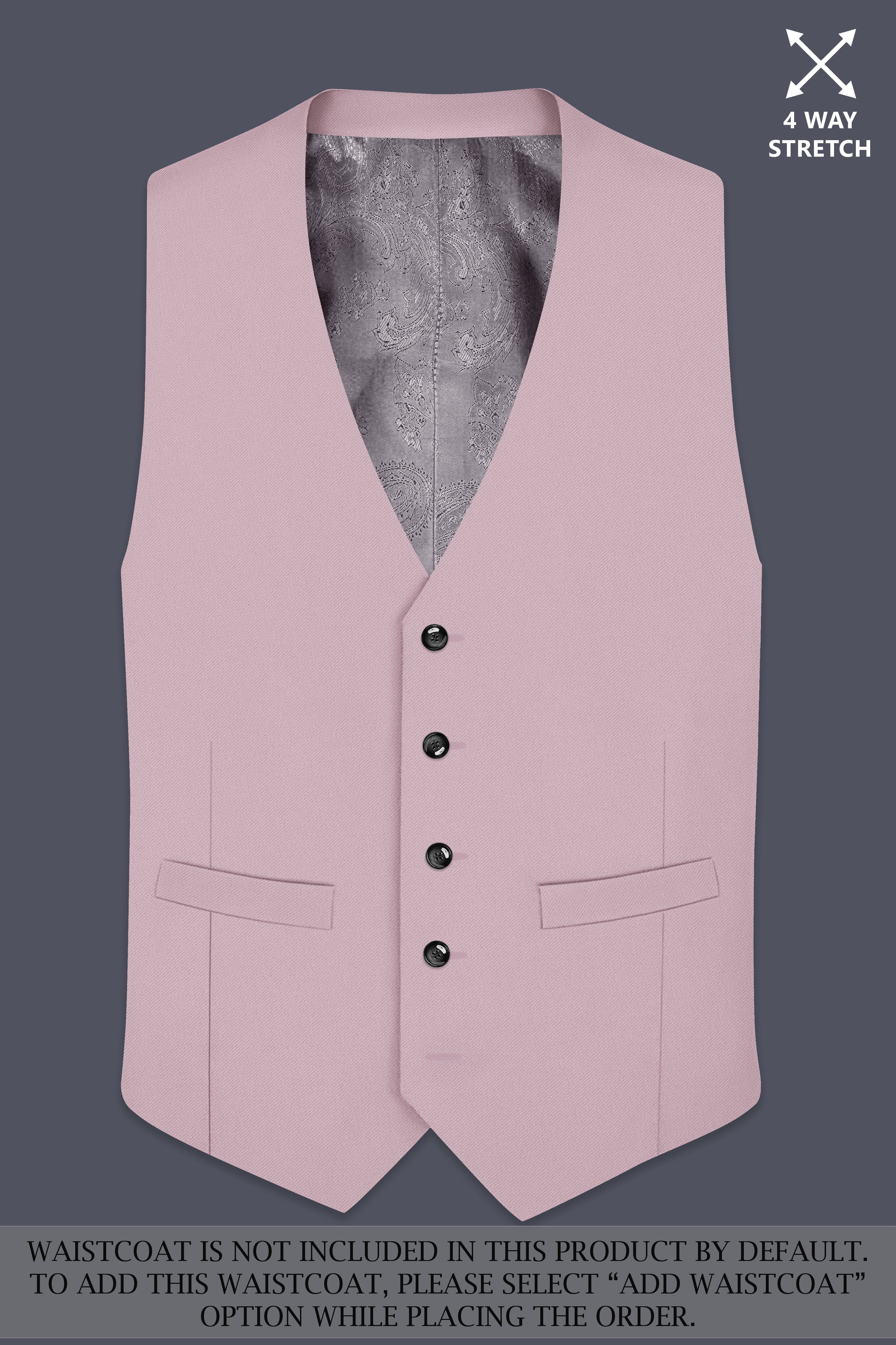Allure-Korean Blossom Pink 4-Way Stretch Wrinkle-Free Wool Rich Double Breasted Suit ST5446-DB-36, ST5446-DB-38, ST5446-DB-40, ST5446-DB-42, ST5446-DB-44, ST5446-DB-46, ST5446-DB-48, ST5446-DB-50, ST5446-DB-52, ST5446-DB-54, ST5446-DB-56, ST5446-DB-58, ST5446-DB-60