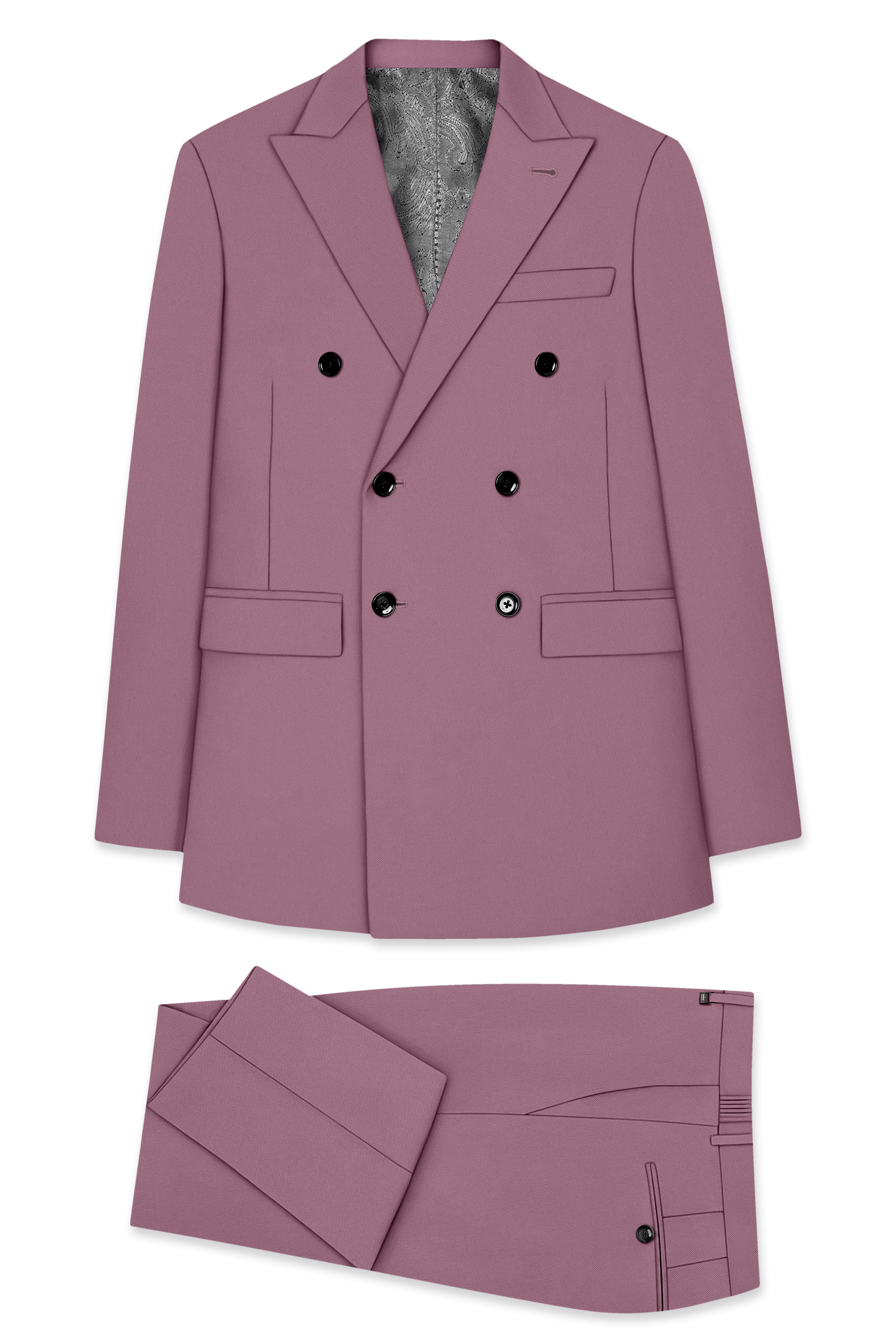 Rouge-Korean Opium Pink 4-Way Stretch Wrinkle-Free Wool Rich Double Breasted Suit ST5448-DB-36, ST5448-DB-38, ST5448-DB-40, ST5448-DB-42, ST5448-DB-44, ST5448-DB-46, ST5448-DB-48, ST5448-DB-50, ST5448-DB-52, ST5448-DB-54, ST5448-DB-56, ST5448-DB-58, ST5448-DB-60