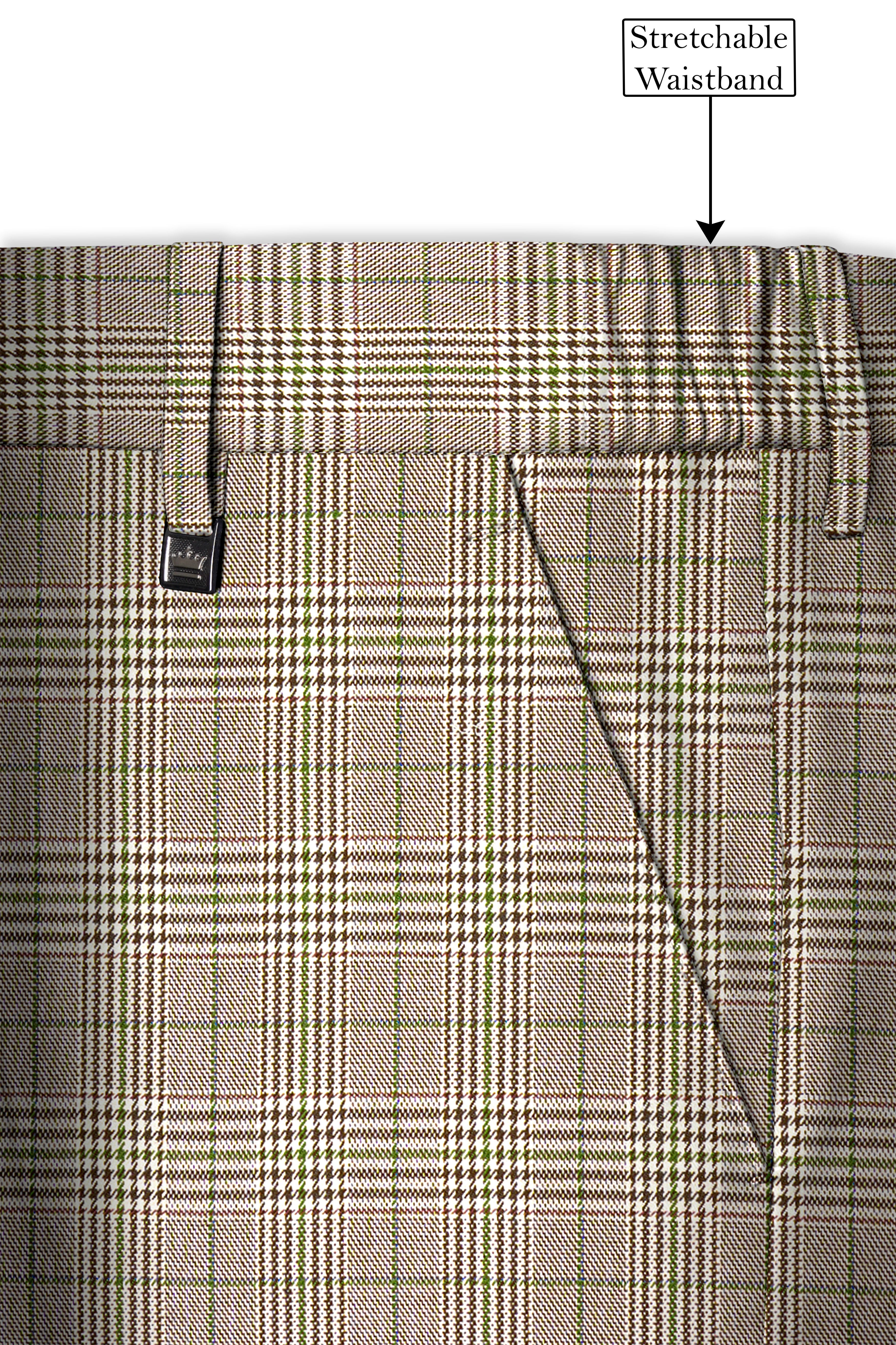 Nawab-Tundora Brown Plaid Wool Rich Cross Placket Bandhgala Suit ST5451-CBG-36, ST5451-CBG-38, ST5451-CBG-40, ST5451-CBG-42, ST5451-CBG-44, ST5451-CBG-46, ST5451-CBG-48, ST5451-CBG-50, ST5451-CBG-52, ST5451-CBG-54, ST5451-CBG-56, ST5451-CBG-58, ST5451-CBG-60