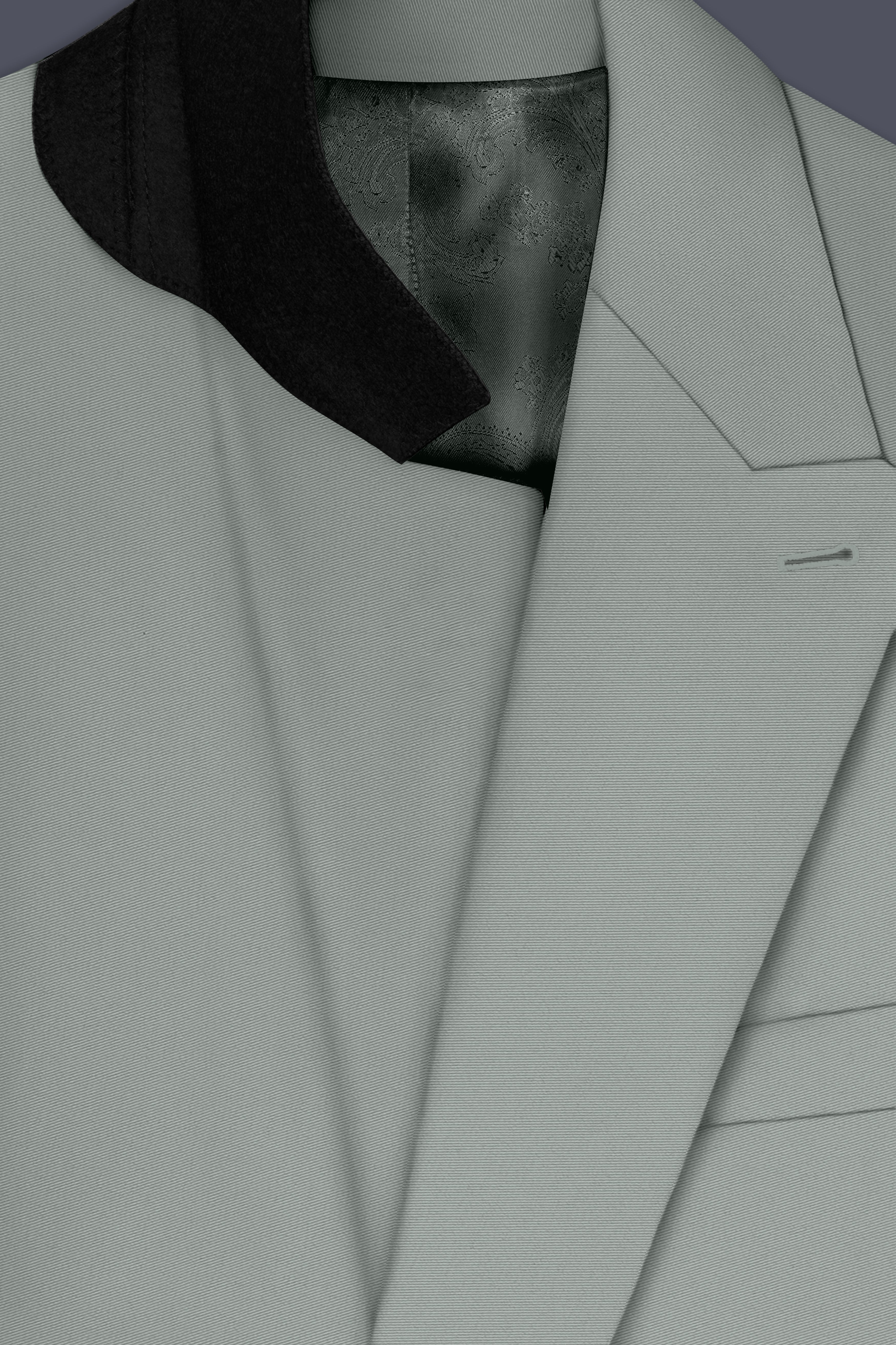 Beryl-Regent Green Slight Stretch Subtle Sheen Poly-Viscose Double Breasted Suit