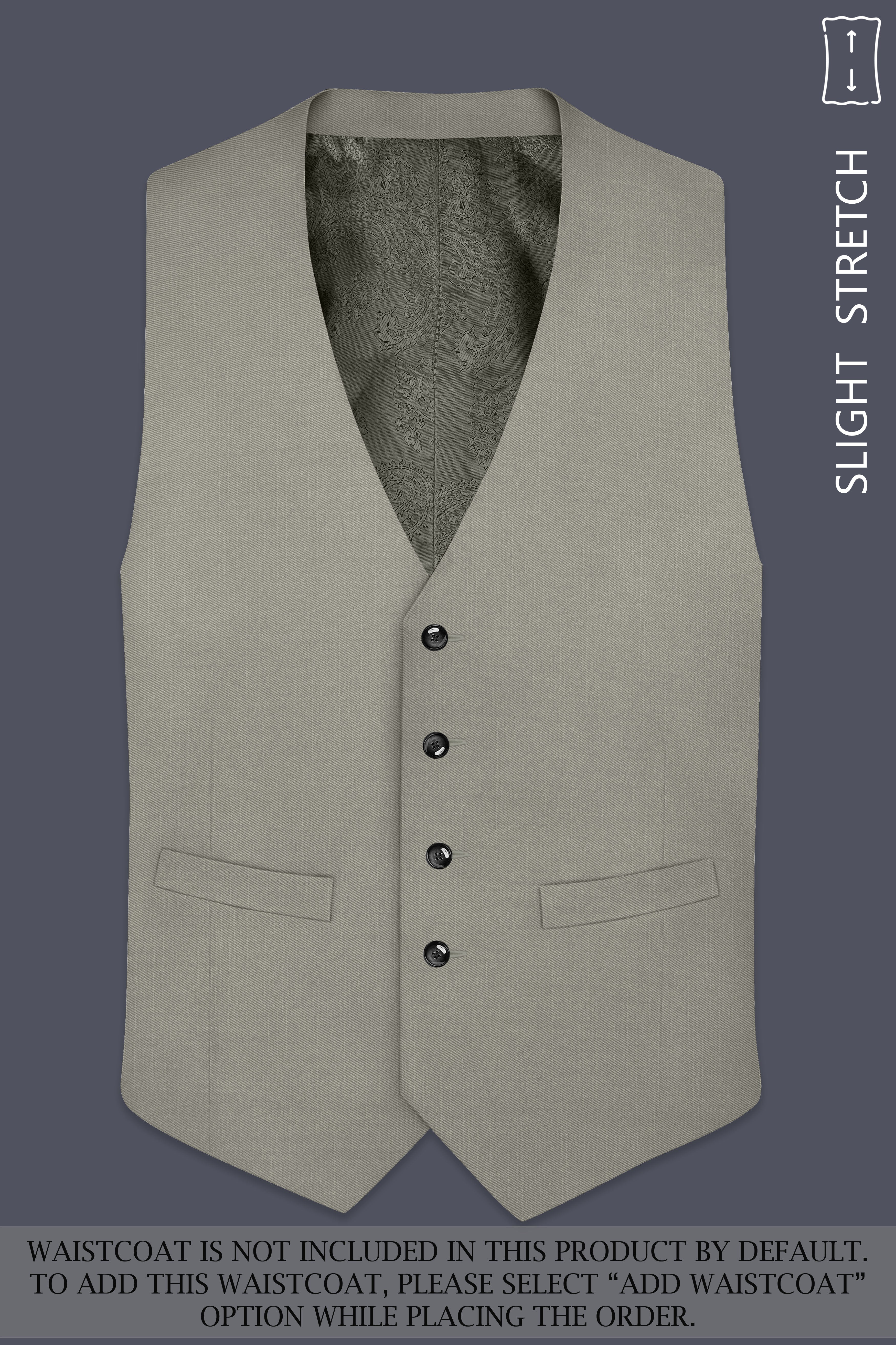 Viridian-Bandicoot Green Wool Rich Slight Stretch Single Breasted Suit