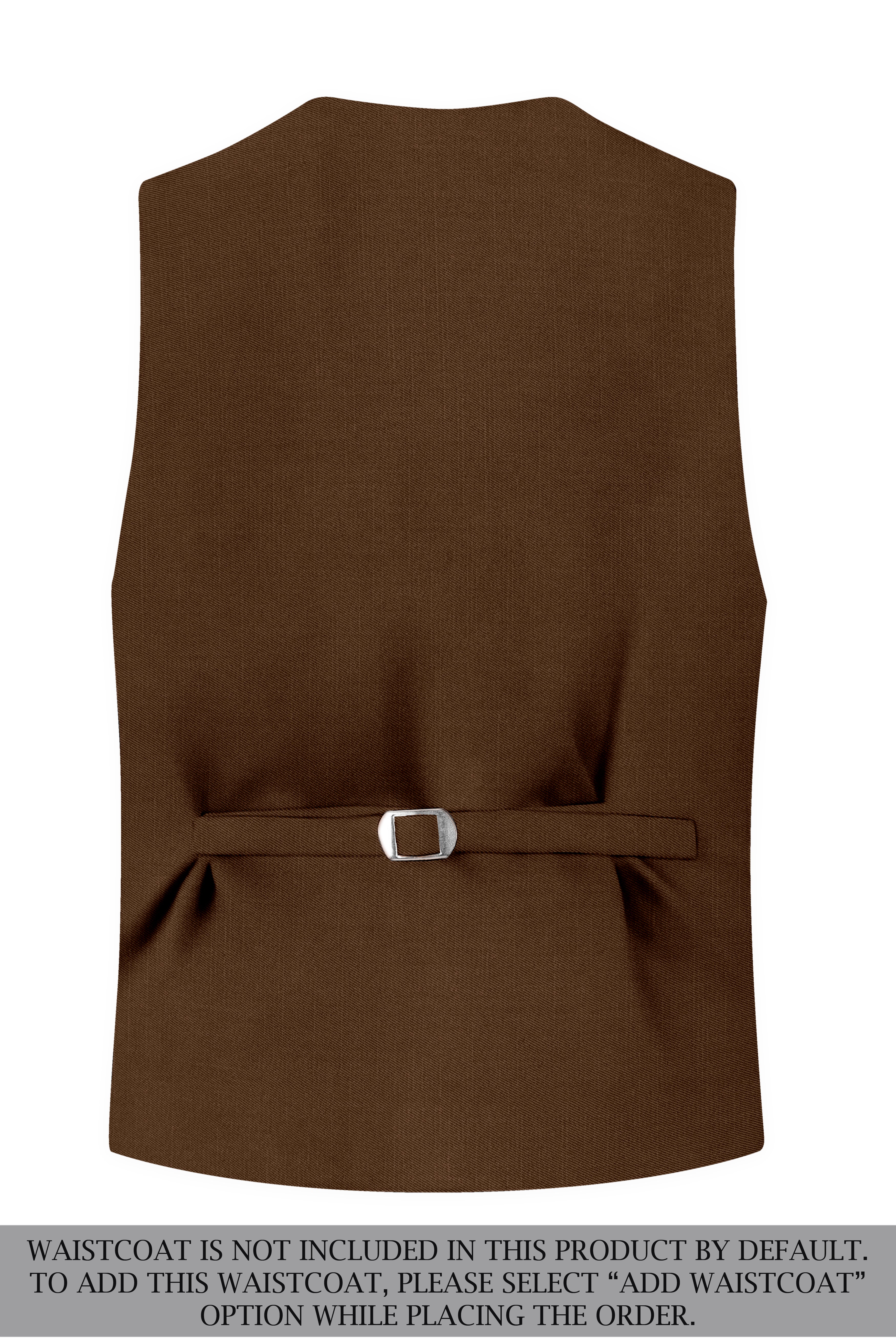 Havron-Derby Brown Wool Rich Slight Stretch Double Breasted Suit