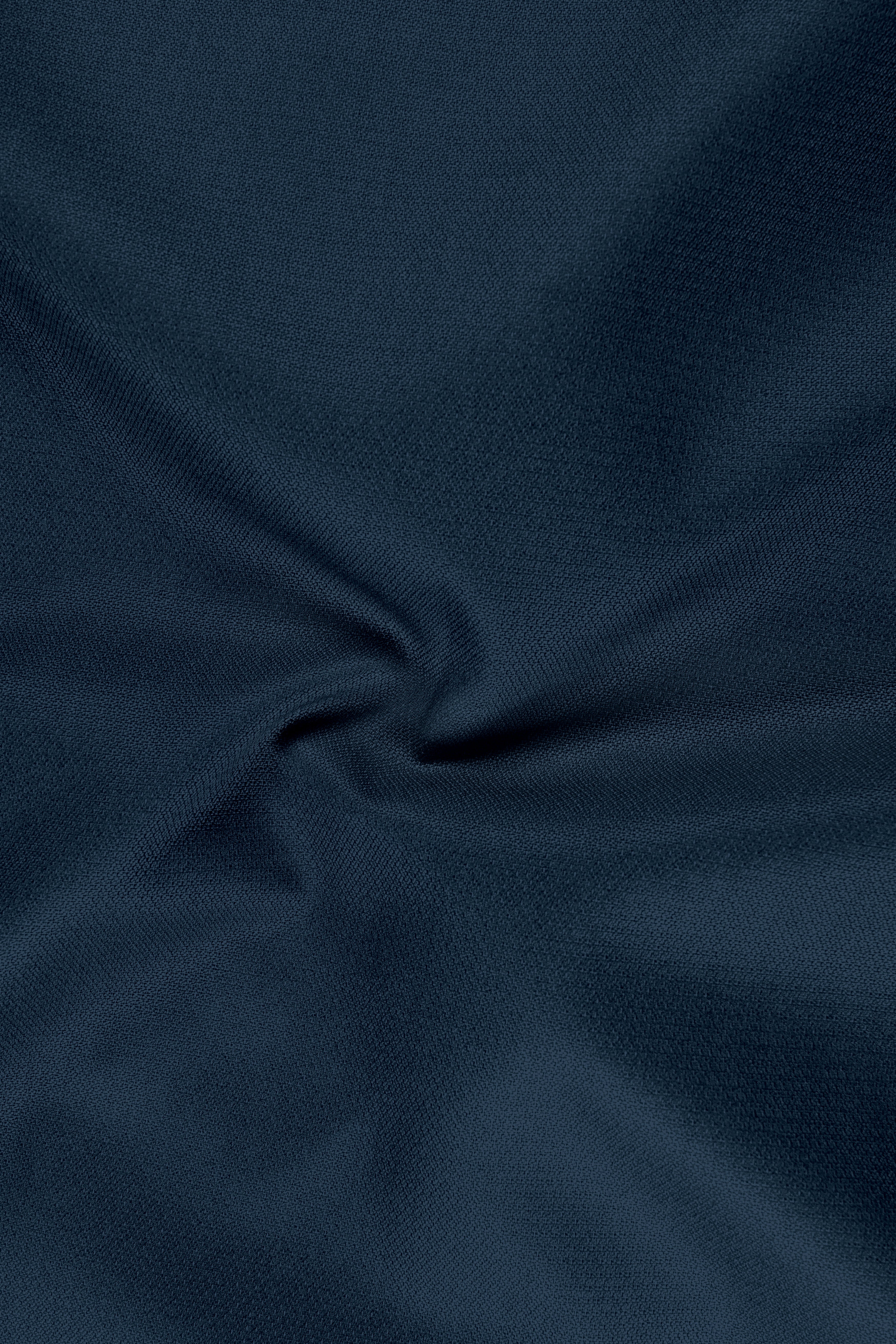 Noctis-Cinder Blue Diamond Textured Wool Rich Slight Stretch Single Breasted Suit