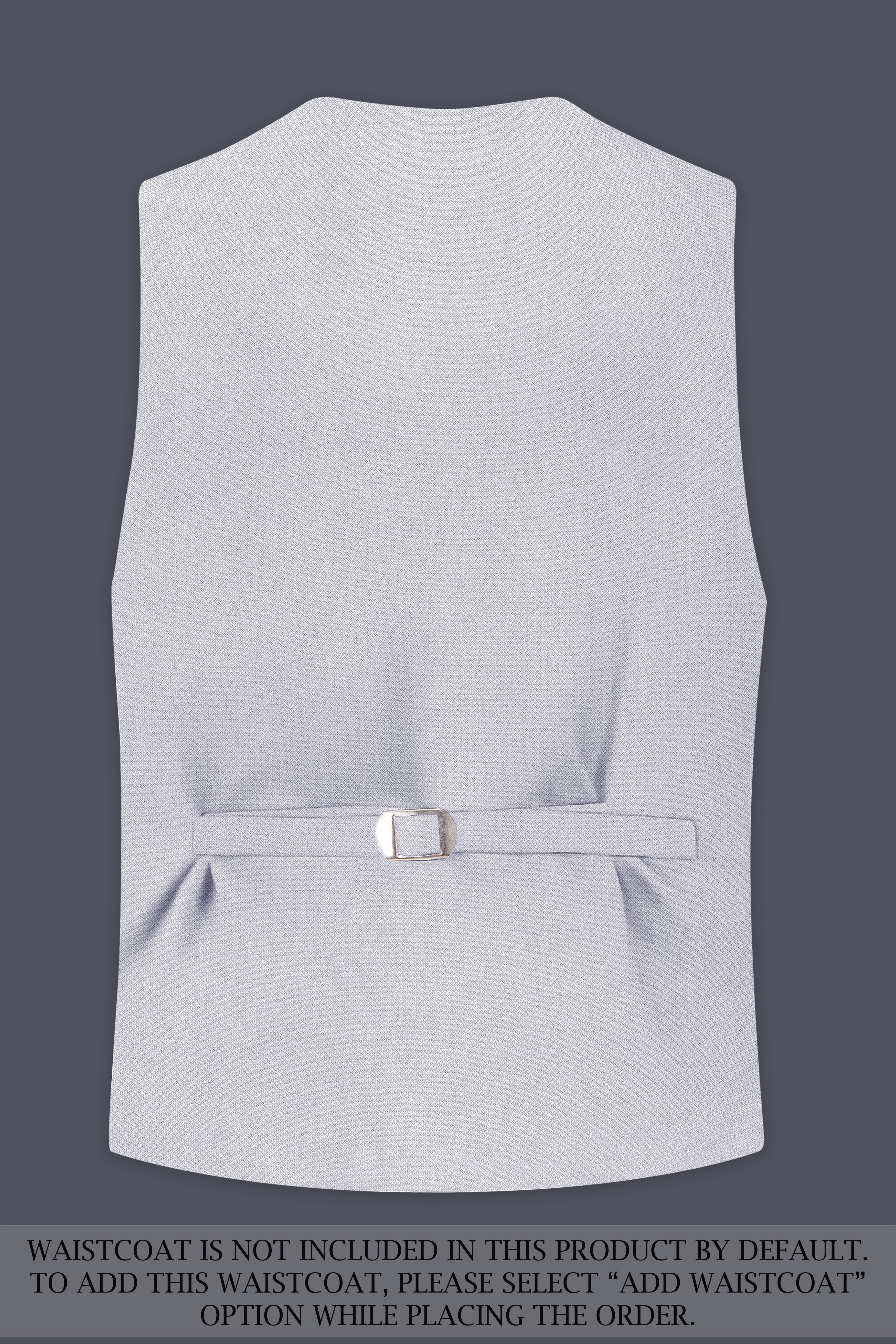Prism-Chalice Gray Diamond Textured Wool Rich Slight Stretch Double Breasted Suit