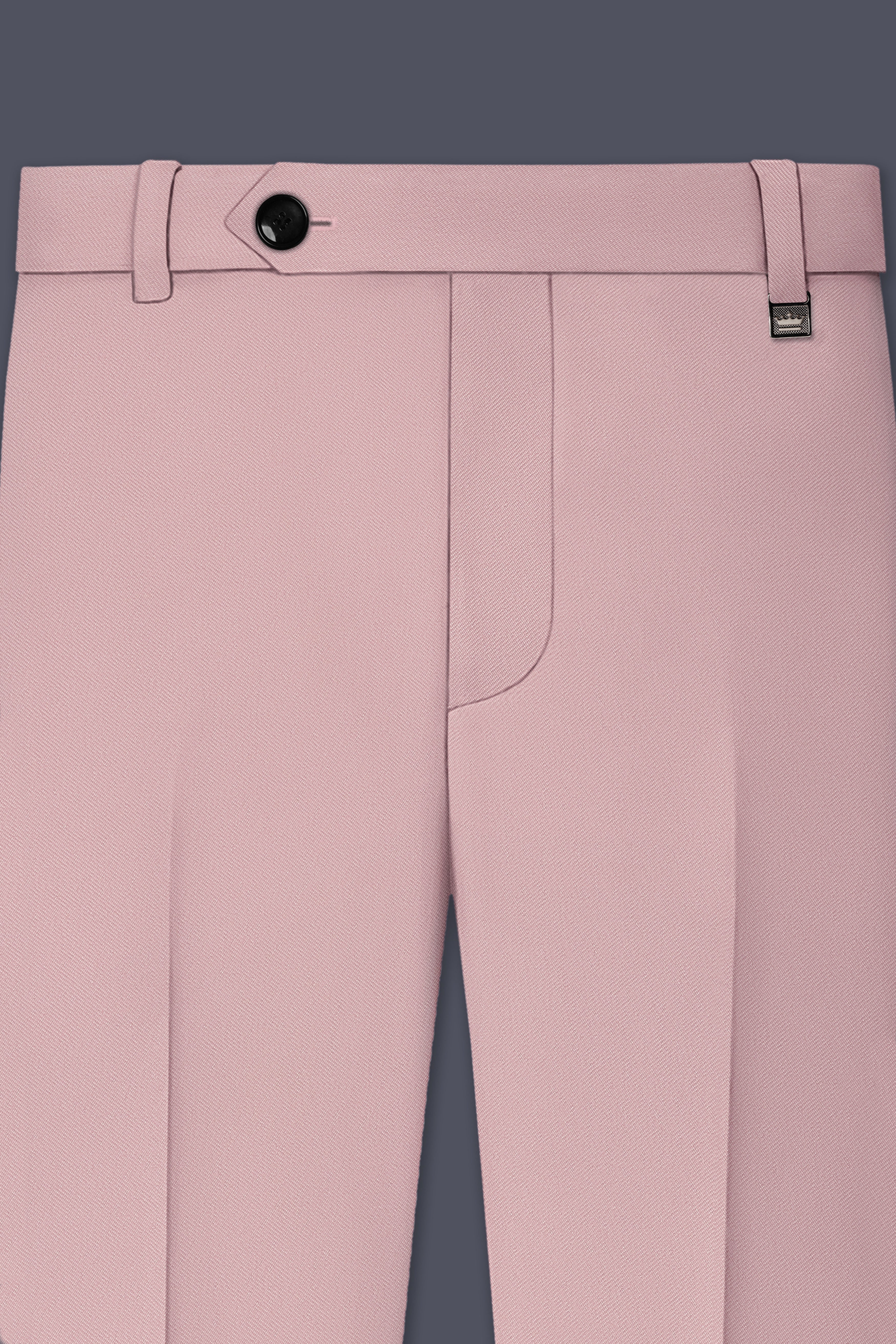 Solenne-Korean Pharlap Peach 4-Way Stretch Wrinkle-Free Wool Rich Single Breasted Suit