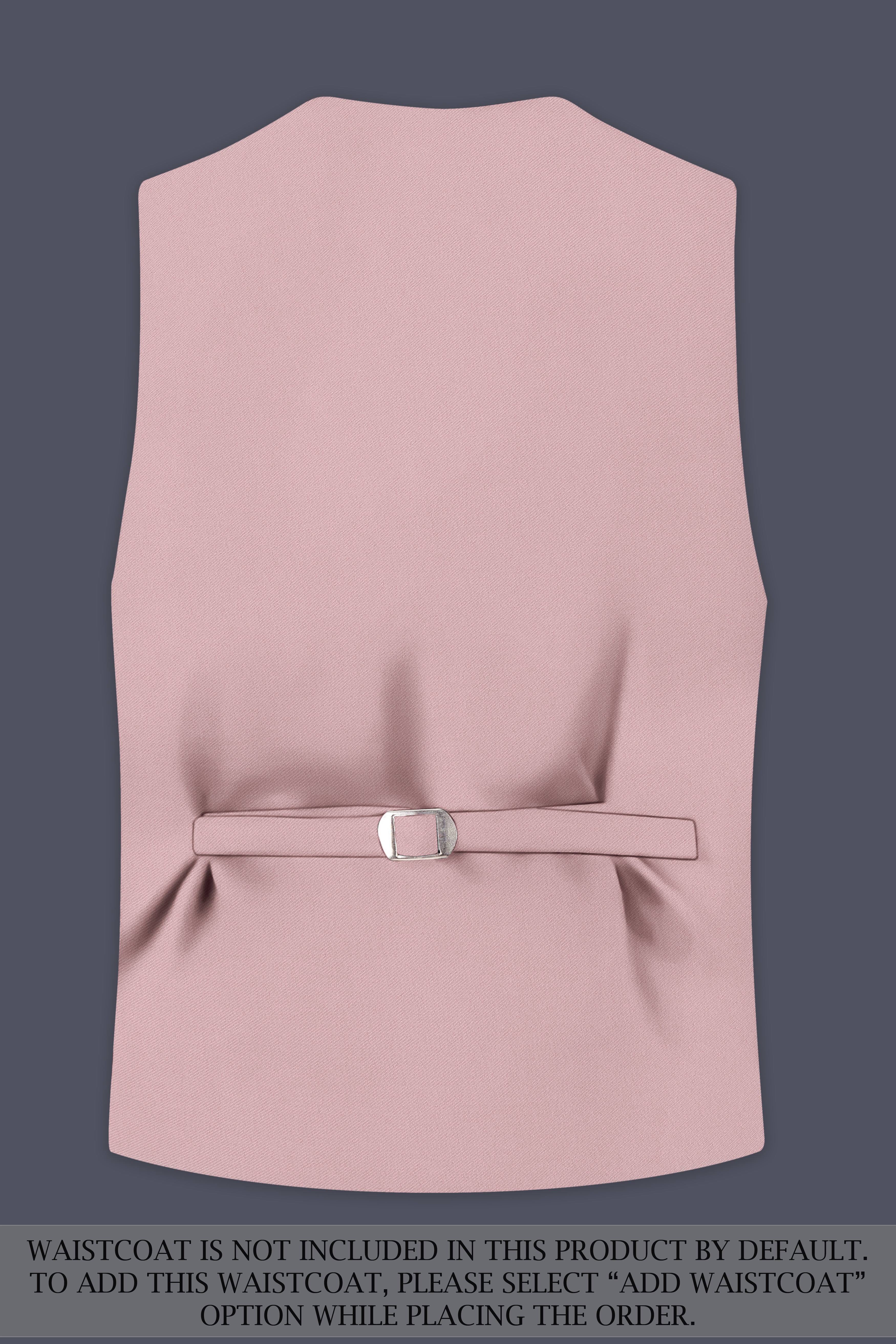 Solenne-Korean Pharlap Peach 4-Way Stretch Wrinkle-Free Wool Rich Single Breasted Suit