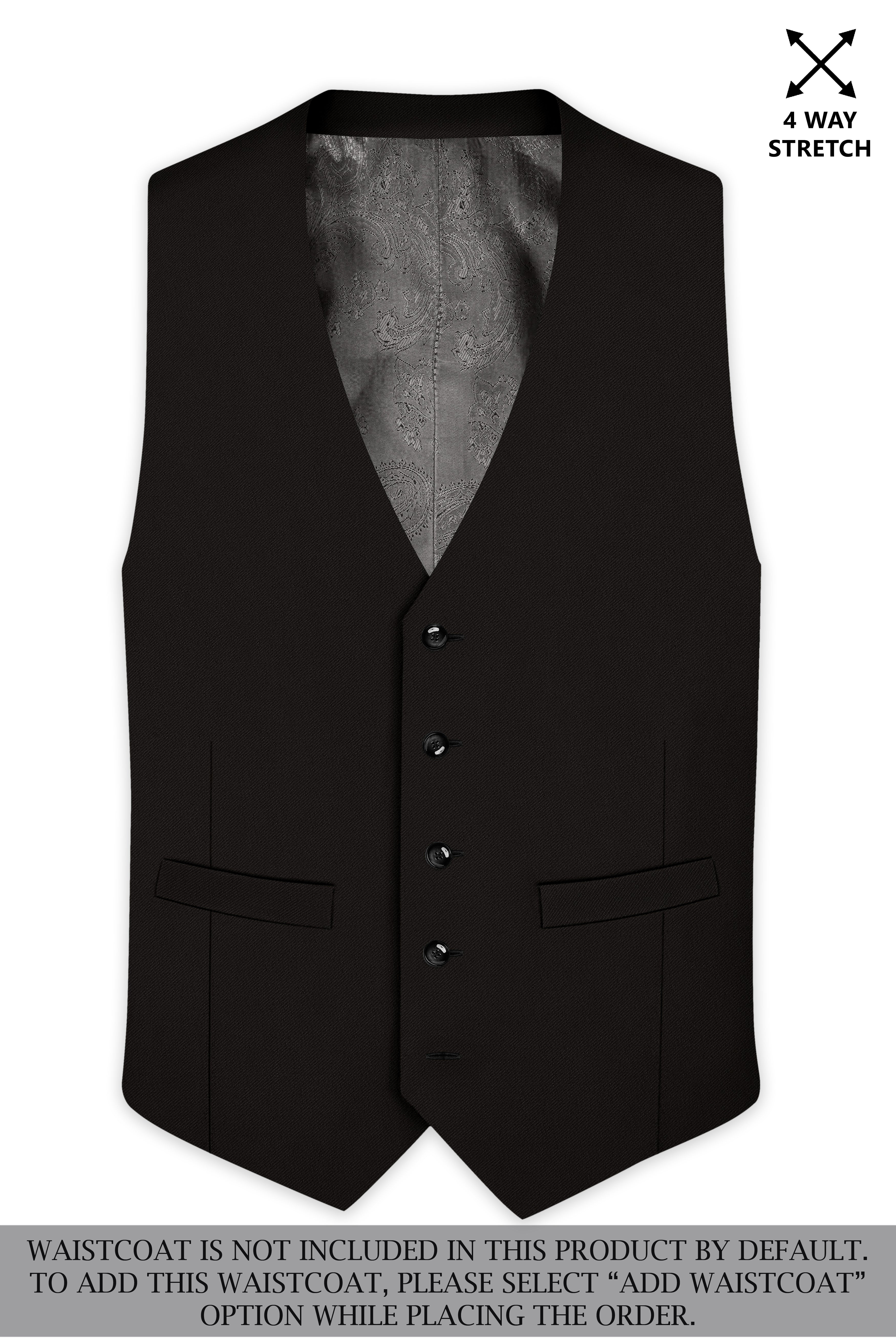 Bronze-Korean Zeus Brown 4-Way Stretch Wrinkle-Free Wool Rich Single Breasted Suit