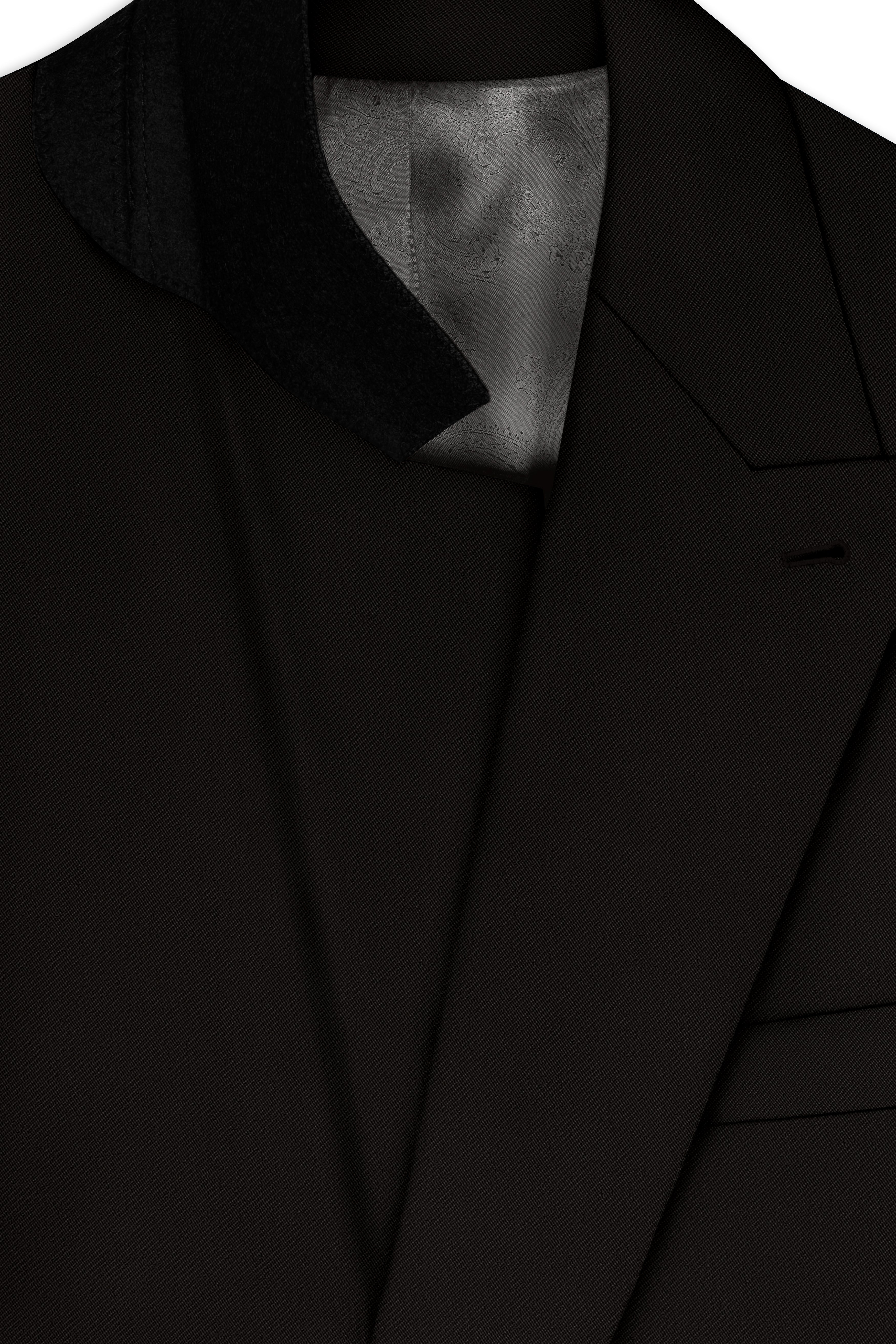 Bronze-Korean Zeus Brown 4-Way Stretch Wrinkle-Free Wool Rich Double Breasted Suit
