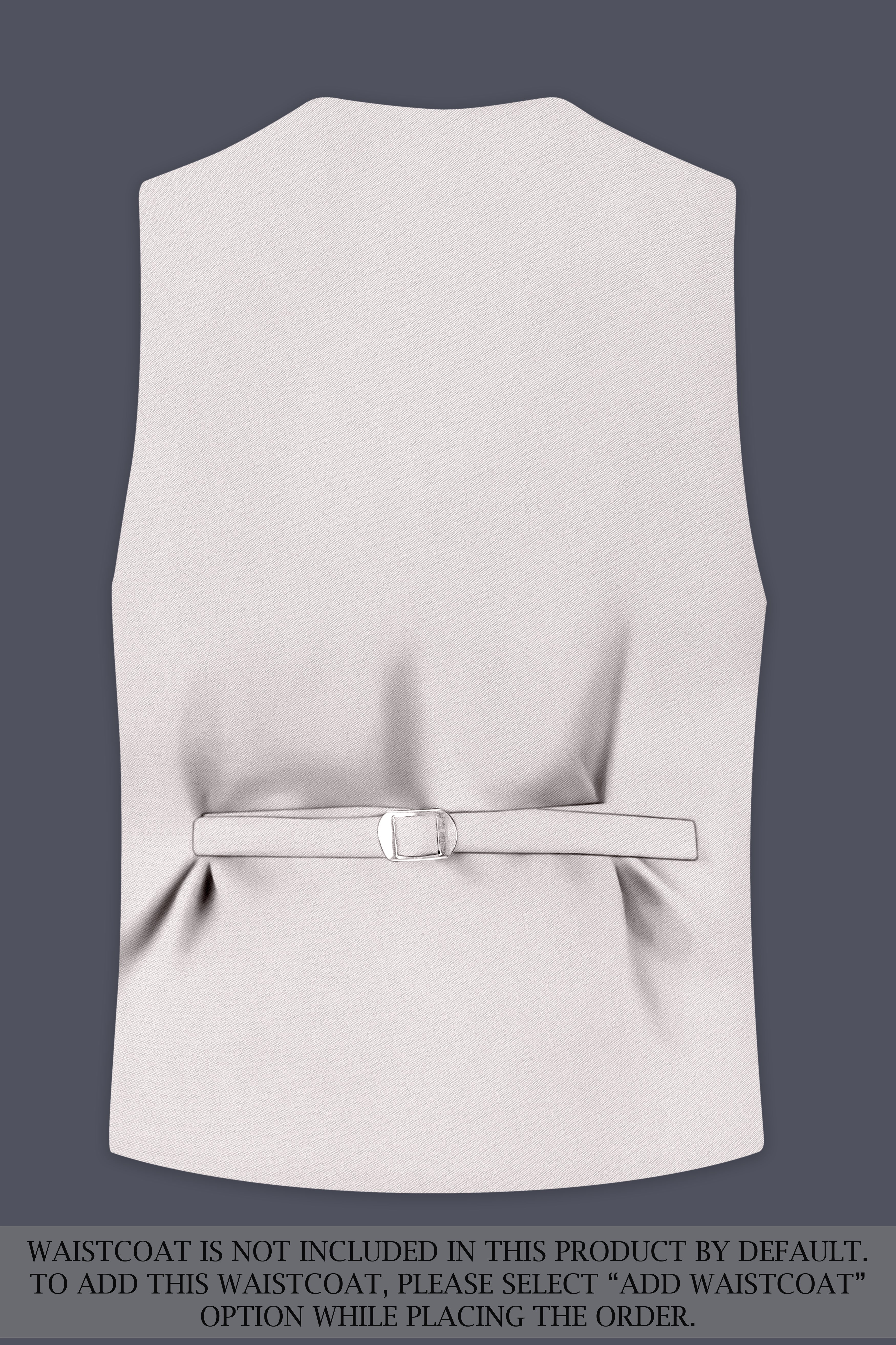 Ivora-Korean Amour Cream 4-Way Stretch Wrinkle-Free Wool Rich Single Breasted Suit