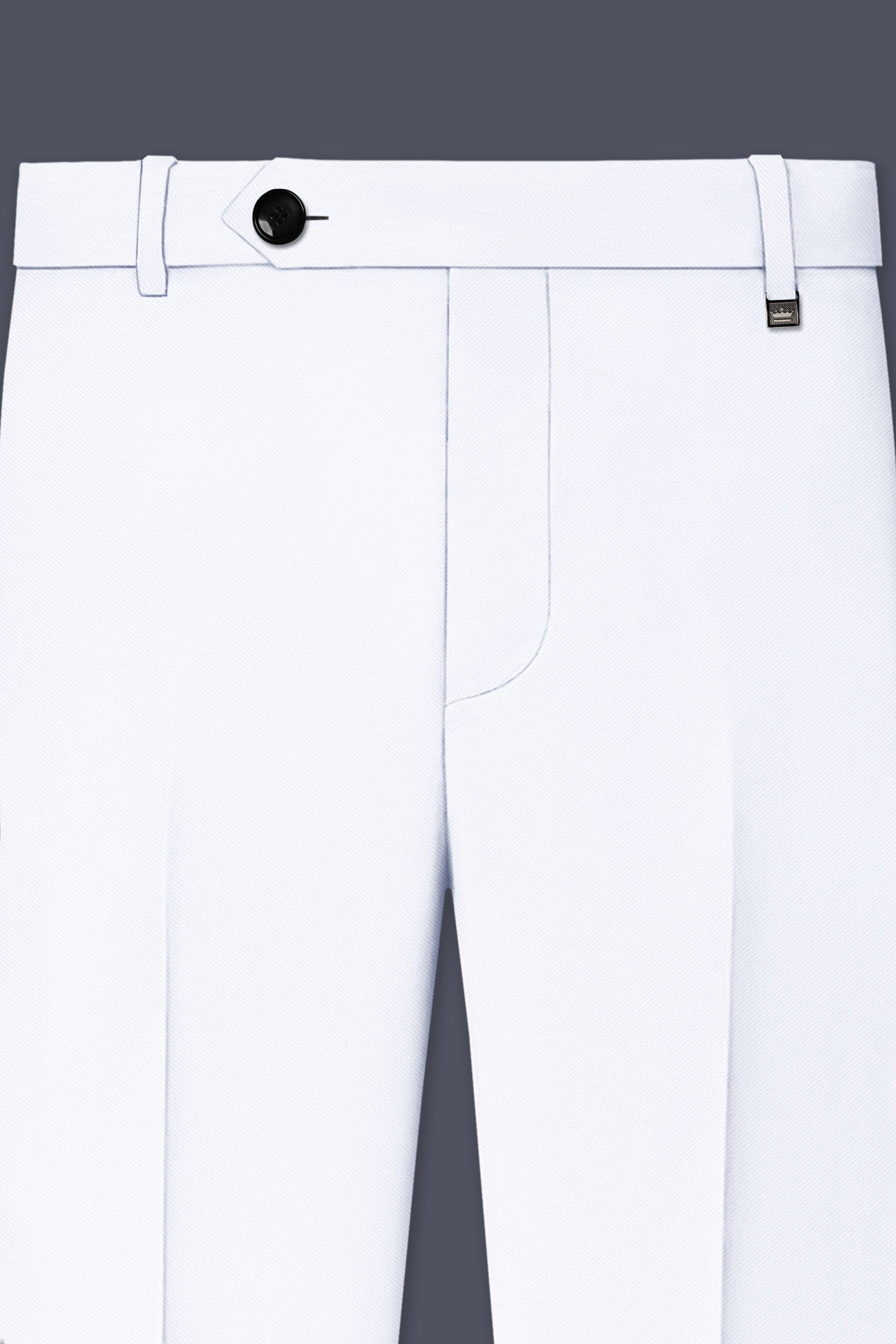 Ivory-Bright White Wool Rich Slight Stretch Single Breasted Suit