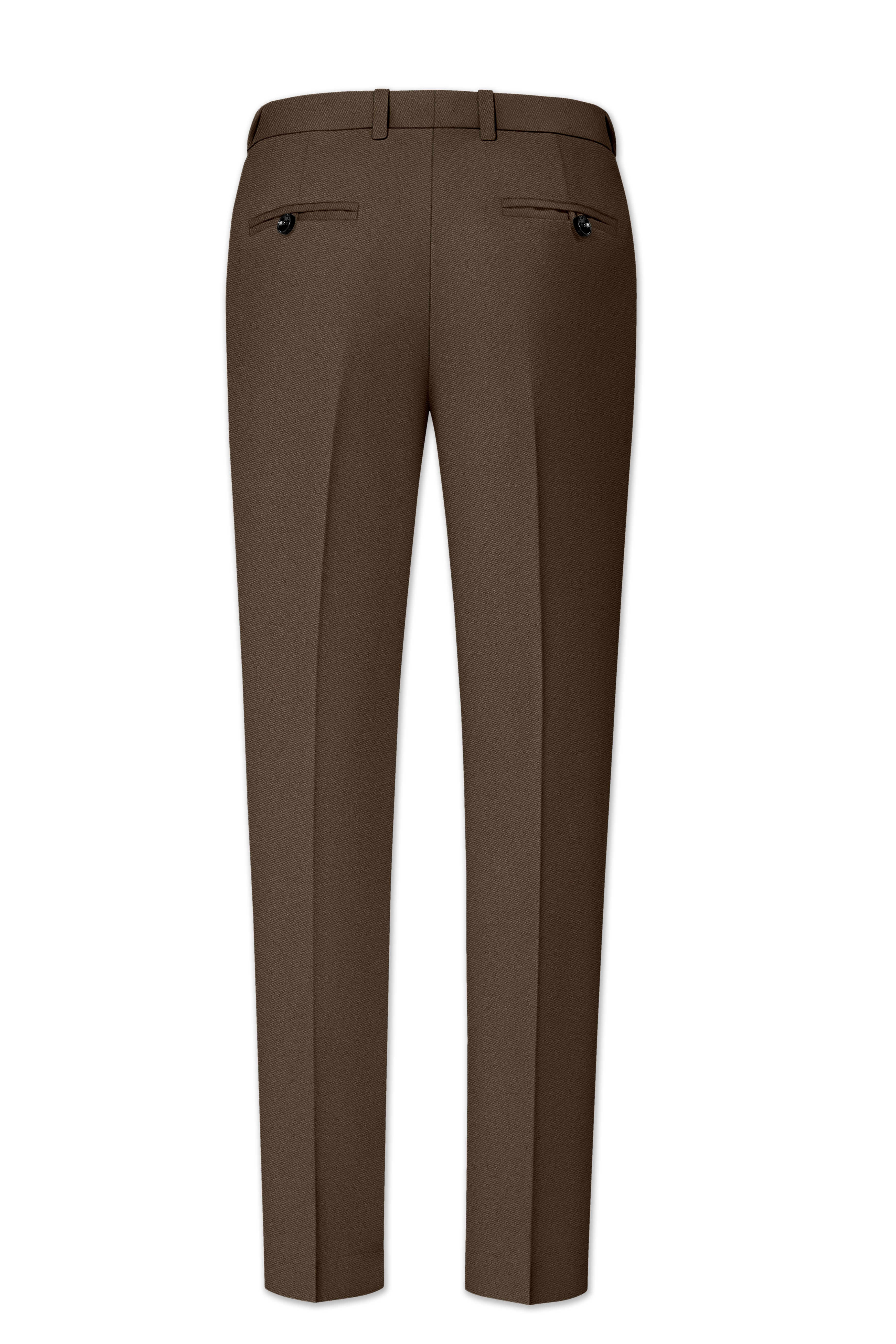 Prestige-Lisbon Brown Wool Rich Slight Stretch Single Breasted Suit