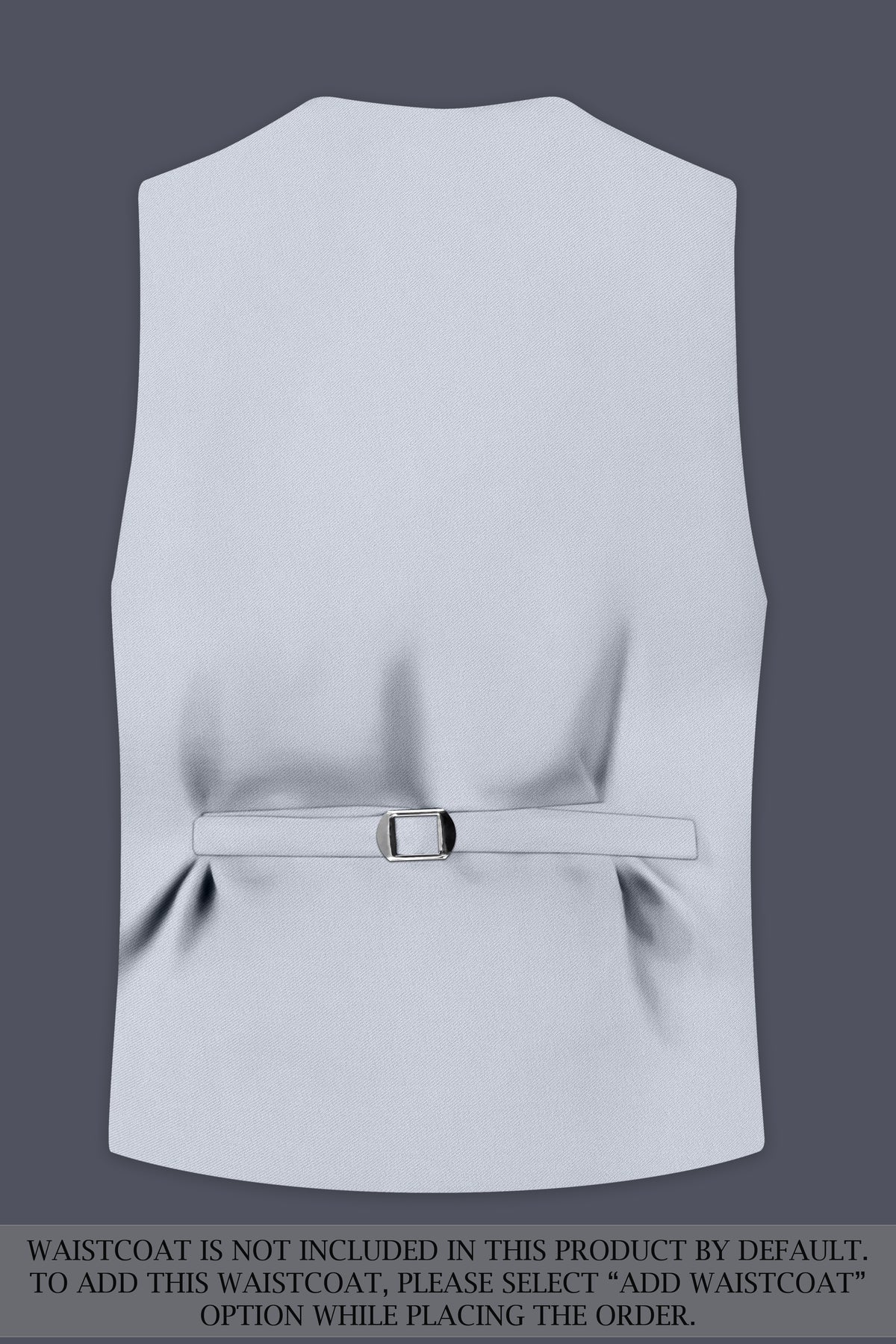 Azure-Periwinkle Gray Wool Rich Slight Stretch Single Breasted Suit