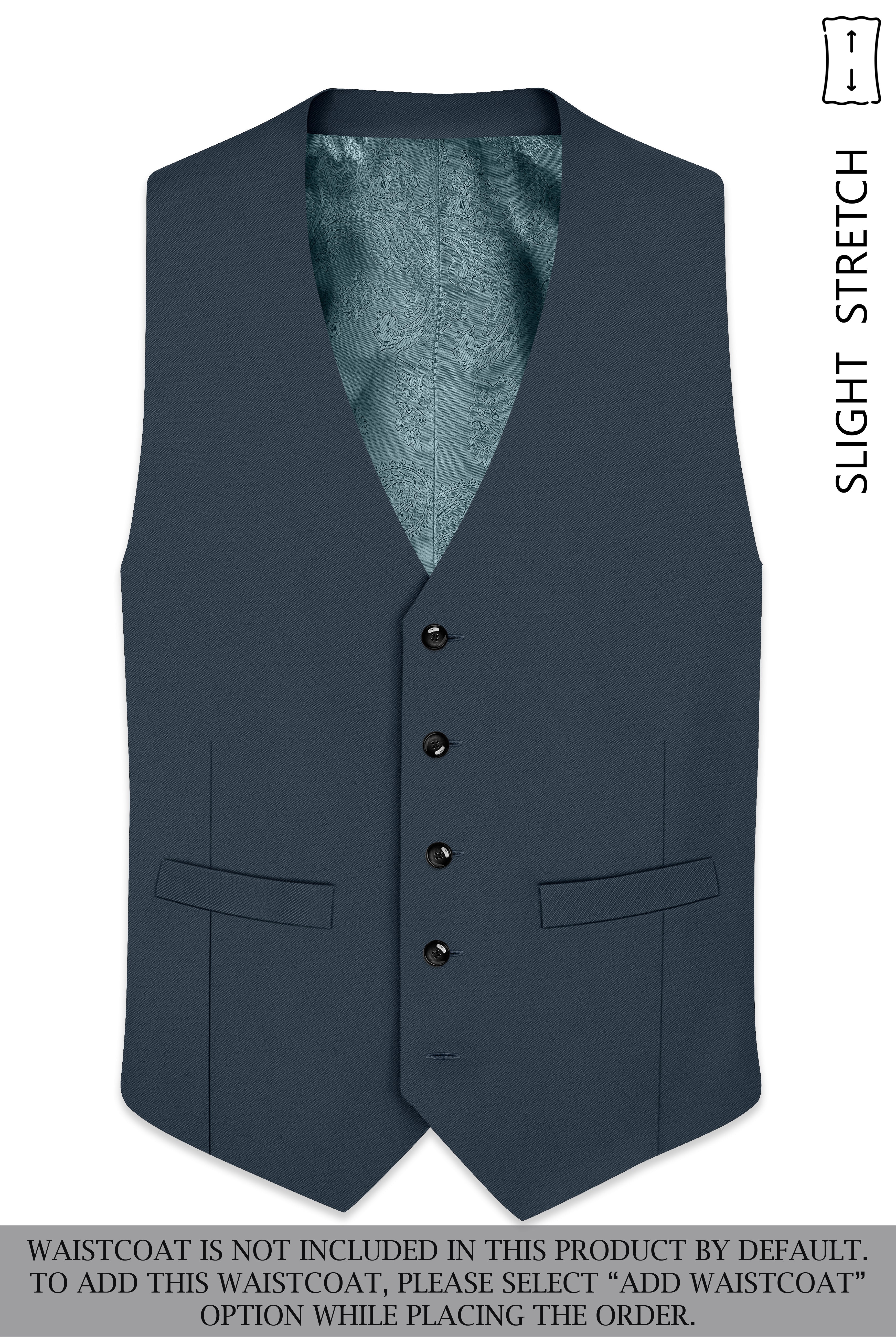 Titan-Shark Gray Wool Rich Slight Stretch Single Breasted Suit