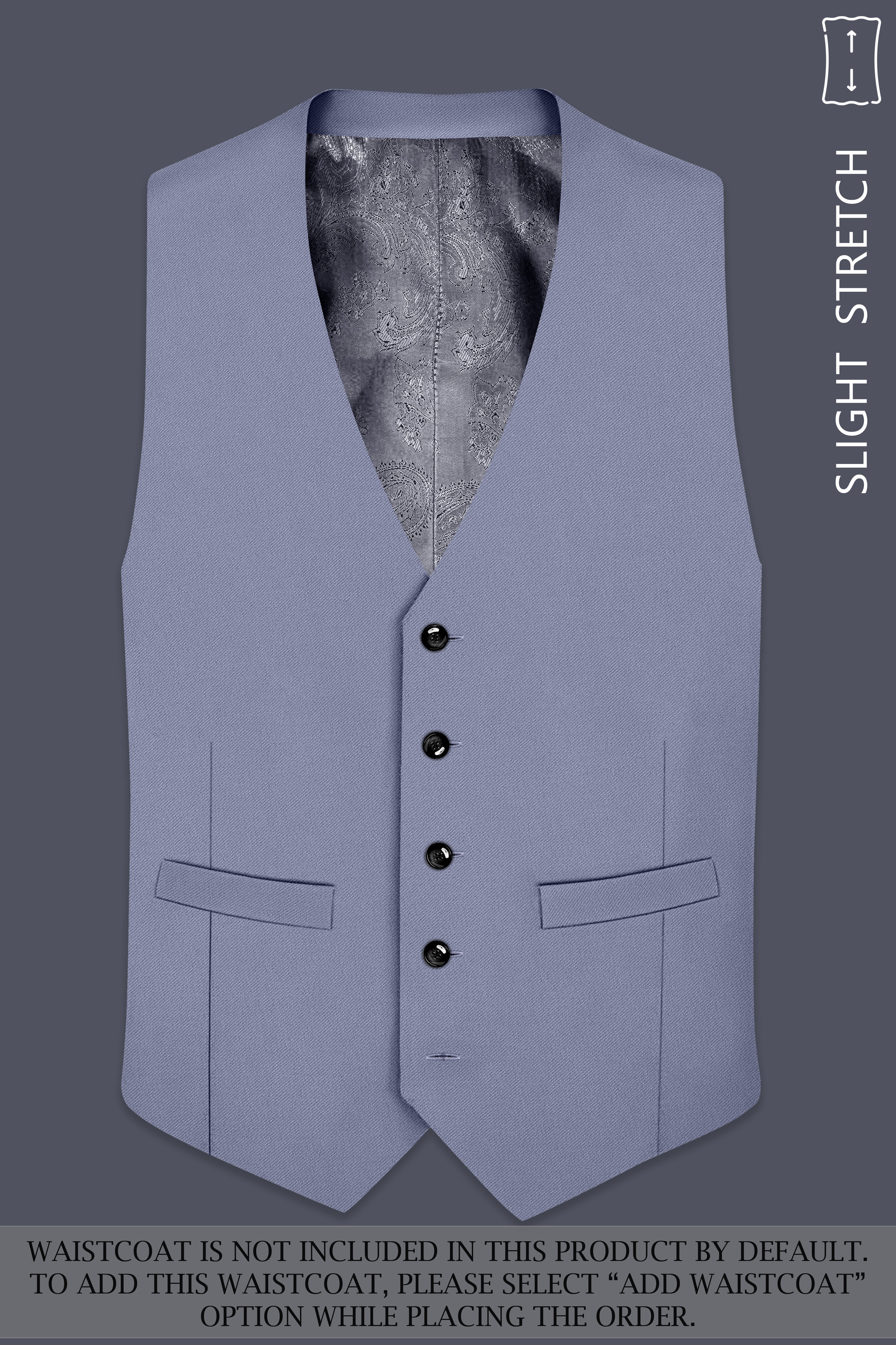Sterling-Manatee Gray Wool Rich Slight Stretch Double Breasted Suit