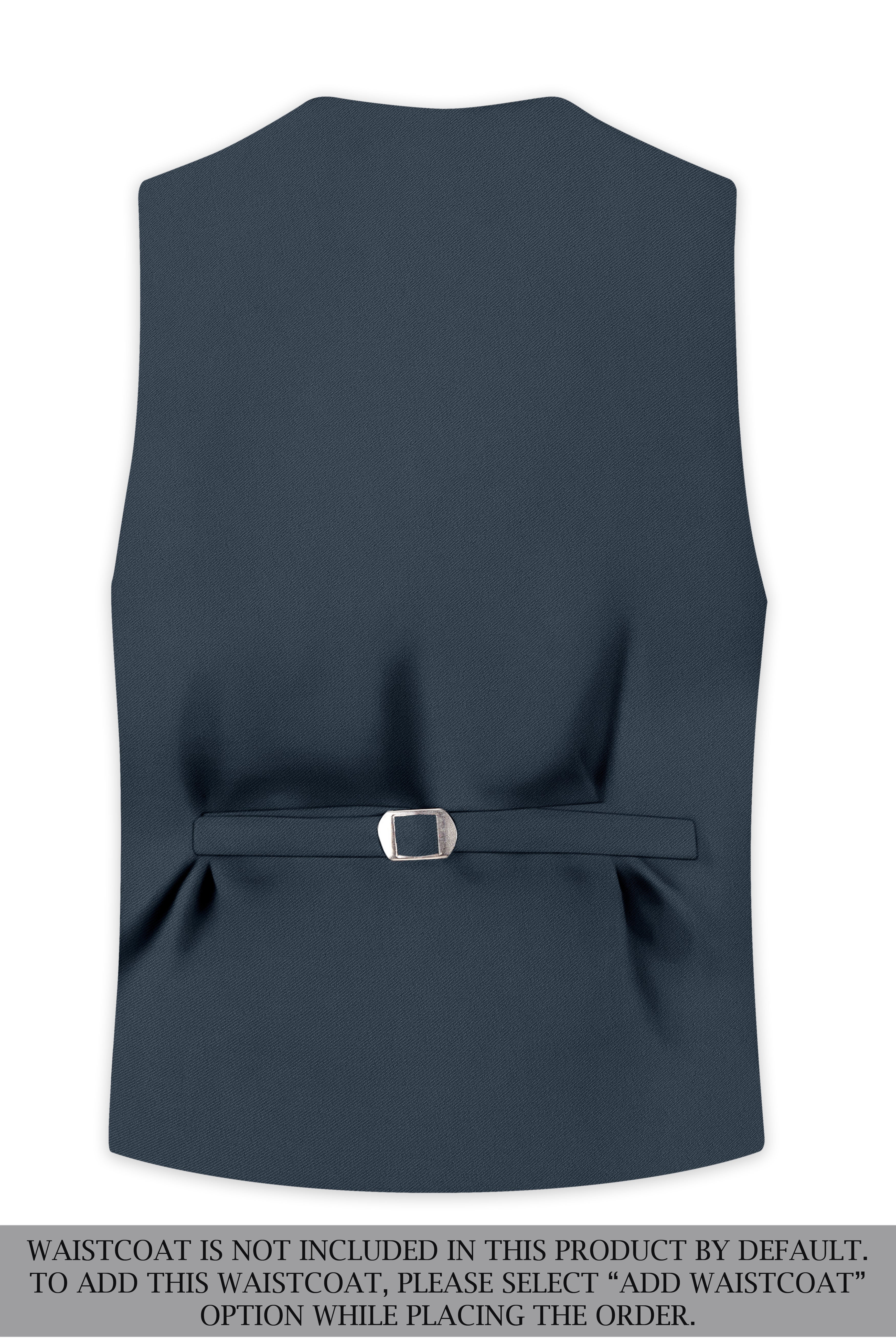 Titan-Shark Gray Wool Rich Slight Stretch Double Breasted Suit