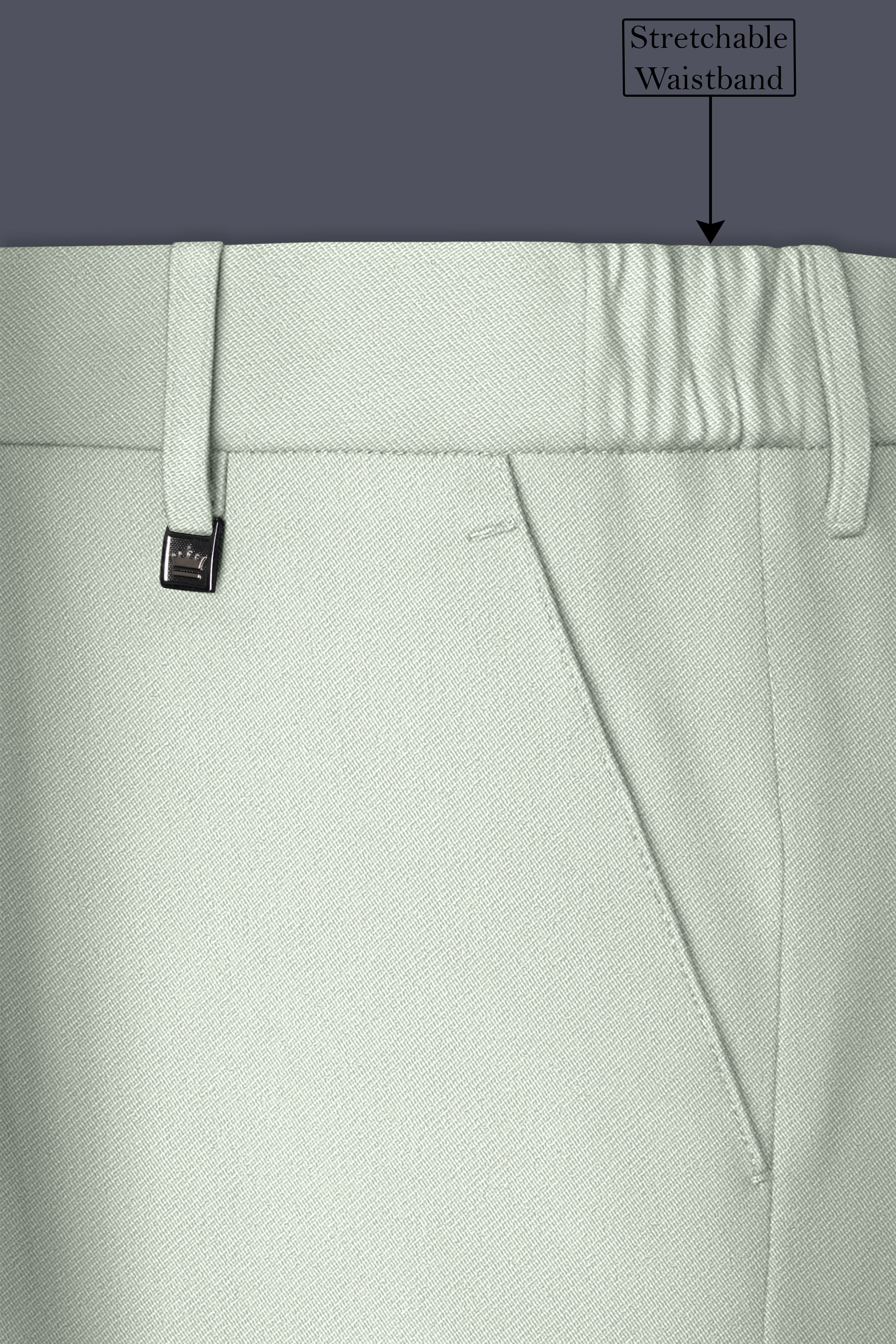 Ascend-Tasman Green Wool Rich Slight Stretch Double Breasted Suit