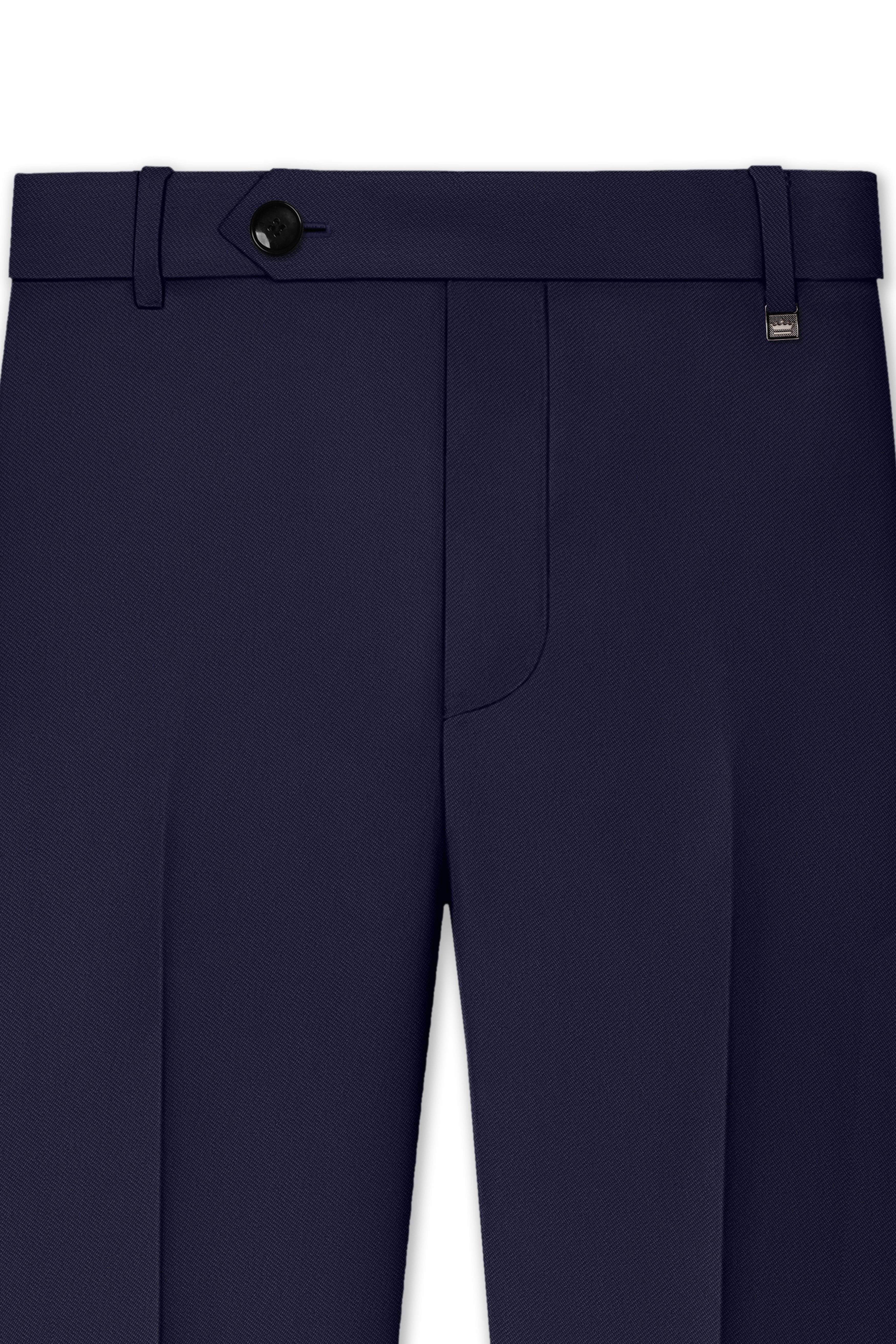 Azure-Baltic Sea Blue Wool Rich Slight Stretch Double Breasted Suit