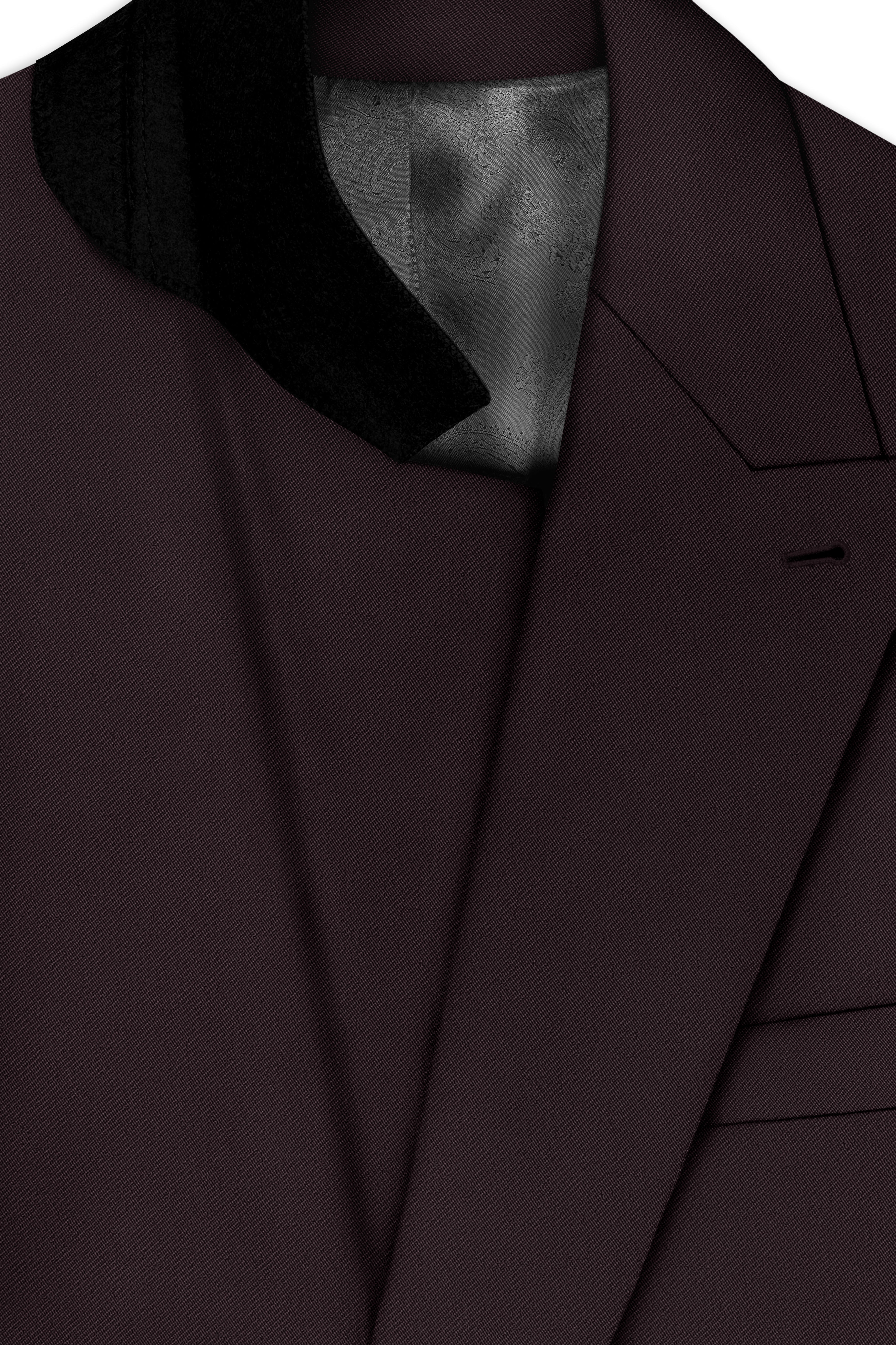 Bristol-Eclipse Brown Wool Rich Slight Stretch Double Breasted Suit