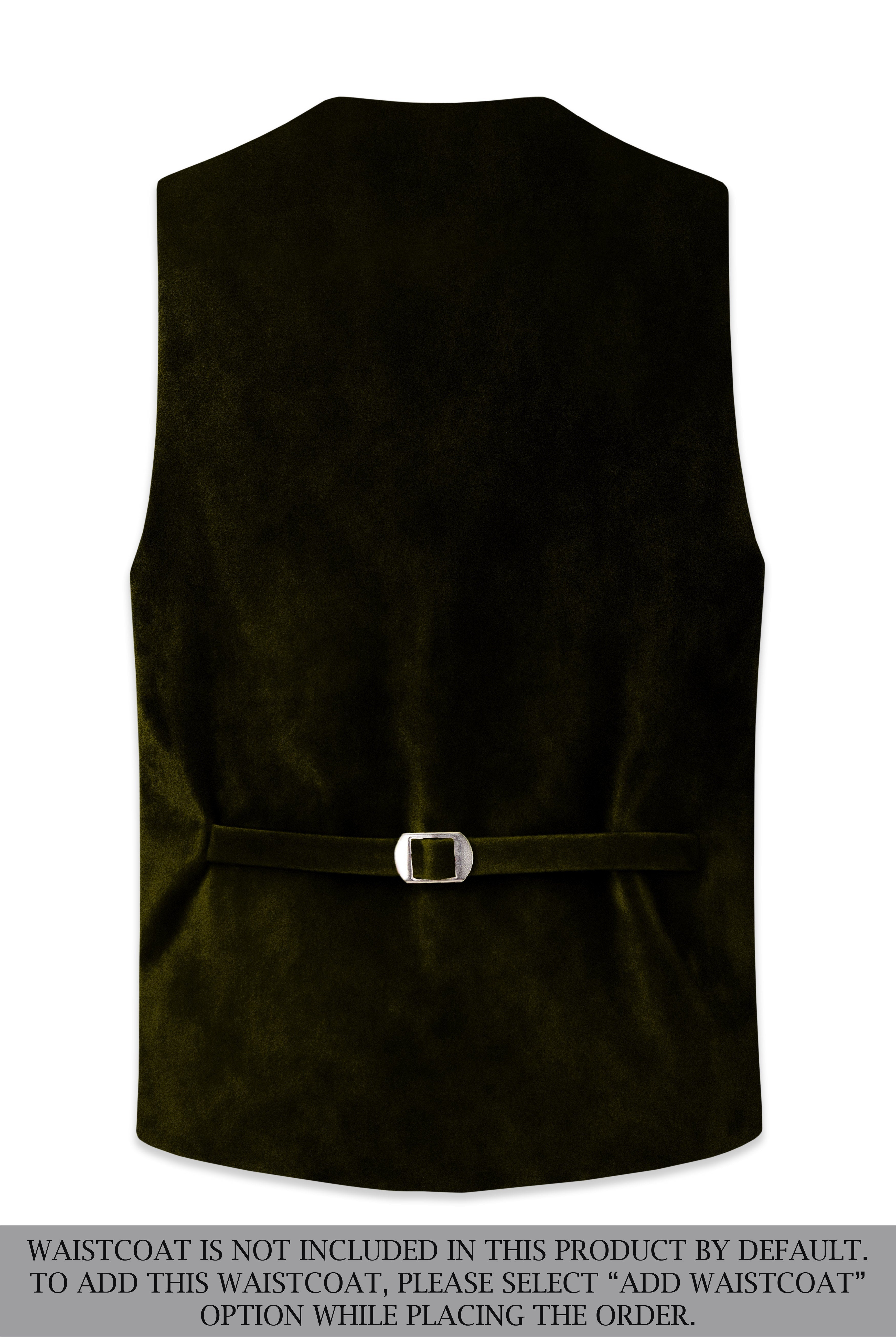 Montverde-Rangoon Green Velvet Peak Lapel Tuxedo Suit