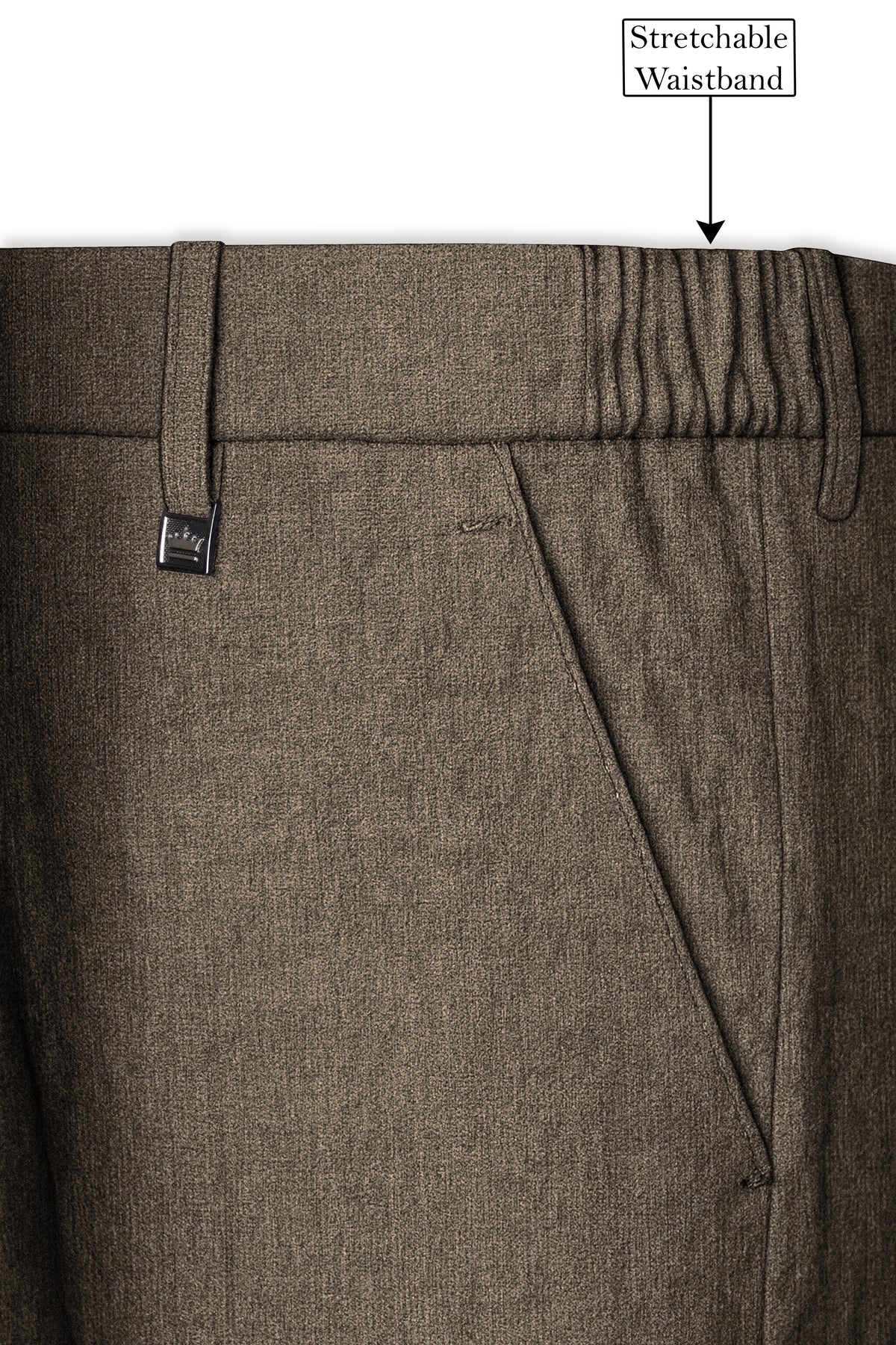 Cognac-Walnut Brown Luxurious Linen Single Breasted Sports Suit