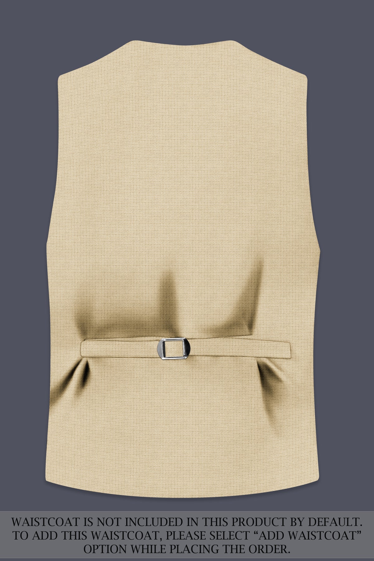 Alabaster-Vanilla Cream Diamond Textured Wool Rich Slight Stretch Double Breasted Suit