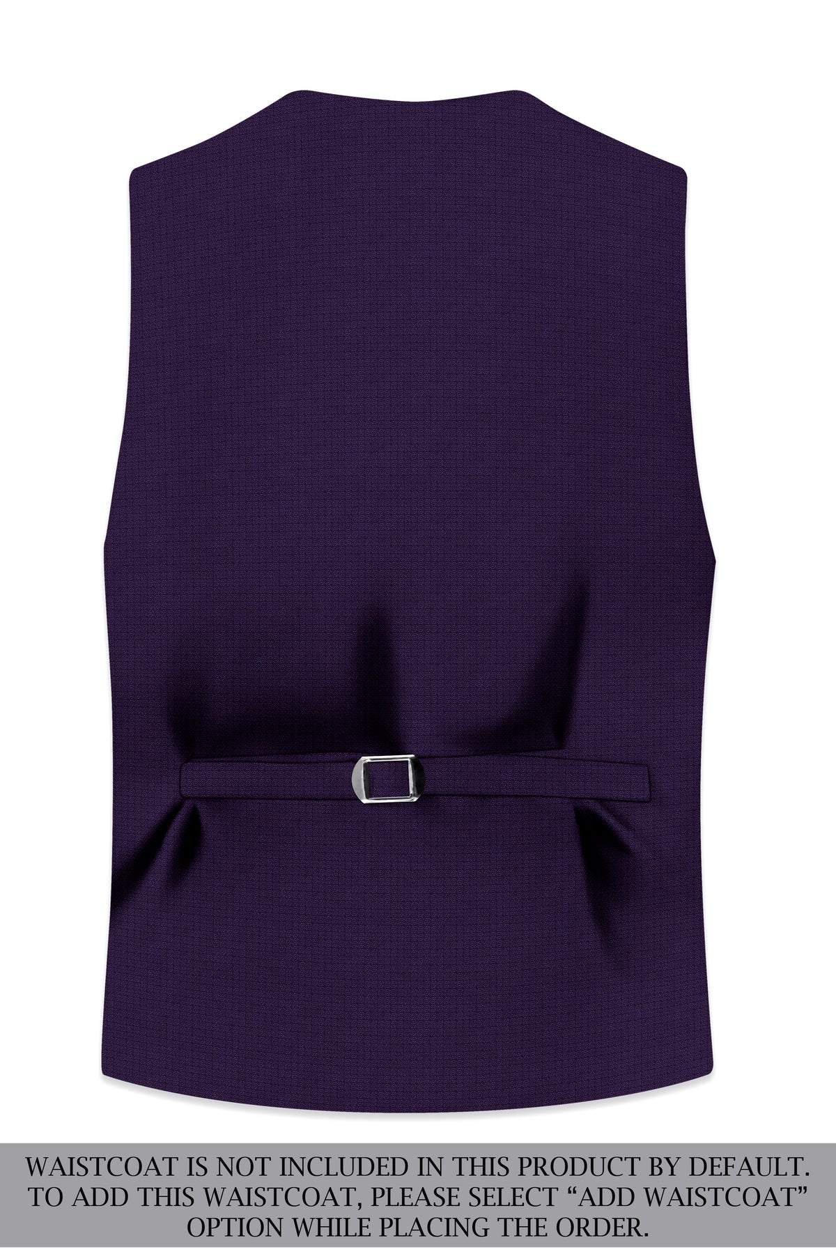 Mauve-Cedar Purple Diamond Textured Wool Rich Slight Stretch Double Breasted Suit