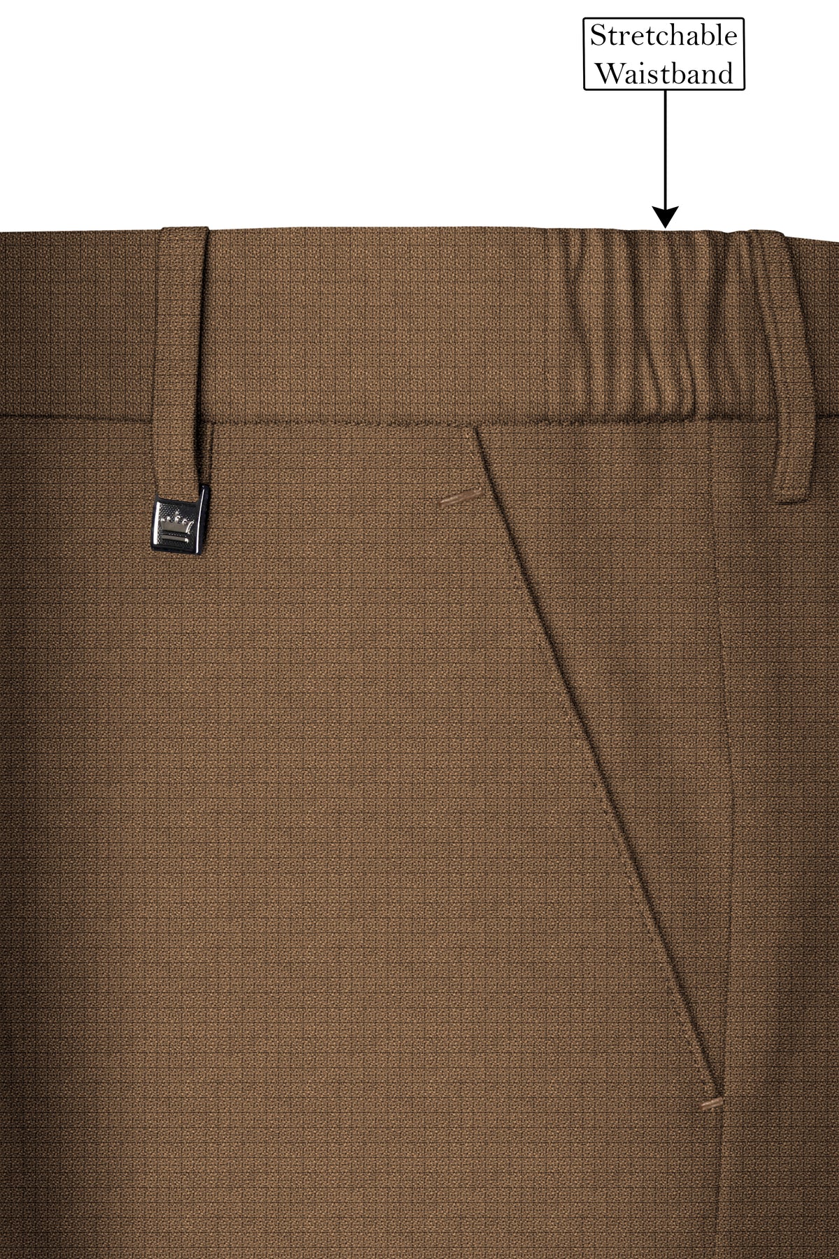 Cordovan-Mondo Brown Diamond Textured Wool Rich Slight Stretch Tuxedo Suit