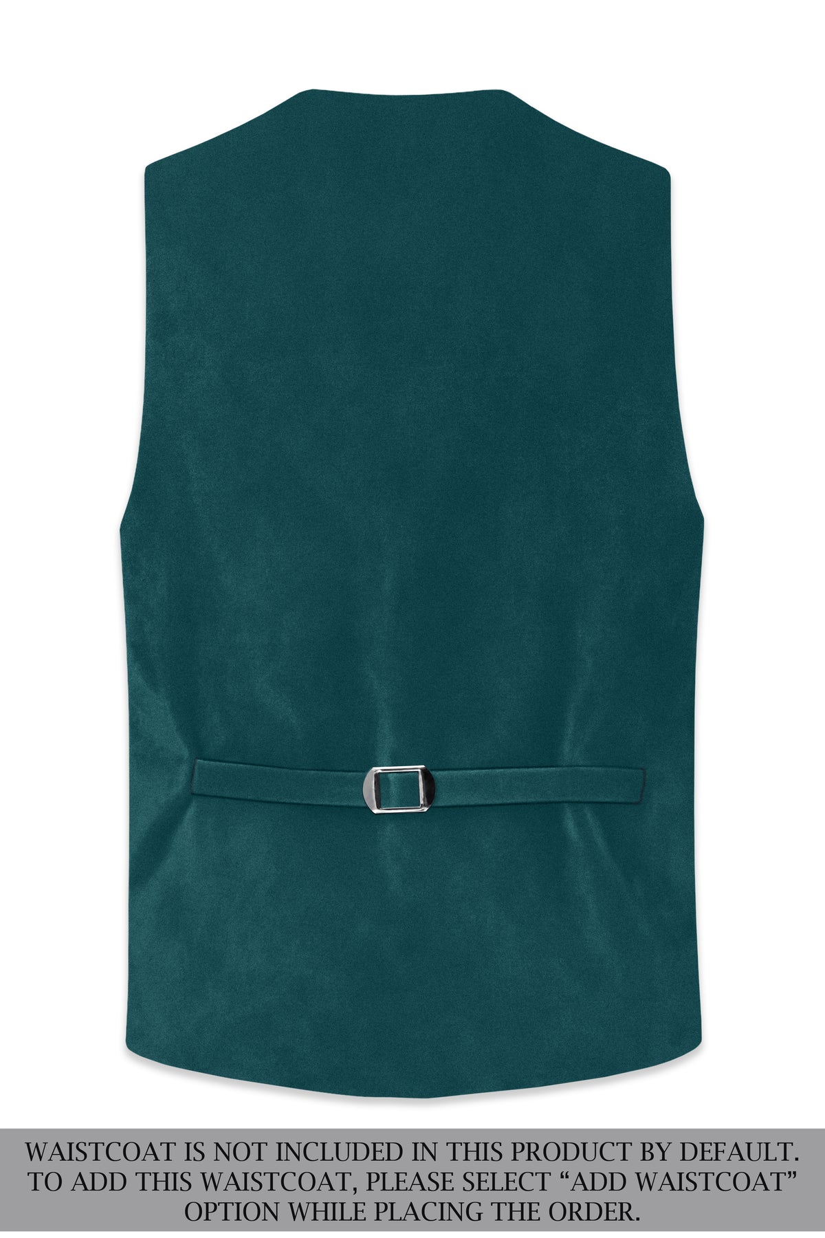 Verdant-Teal Green Velvet Peak Lapel Tuxedo Suit