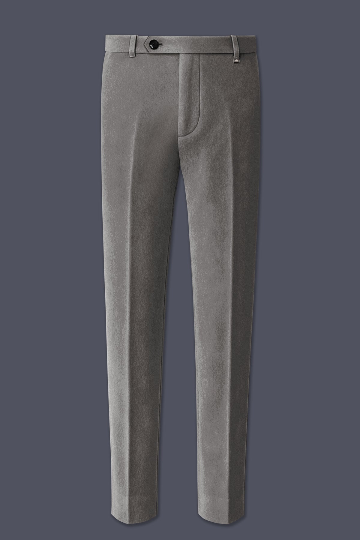 Noir-Chicago Gray Velvet Peak Lapel Tuxedo Suit