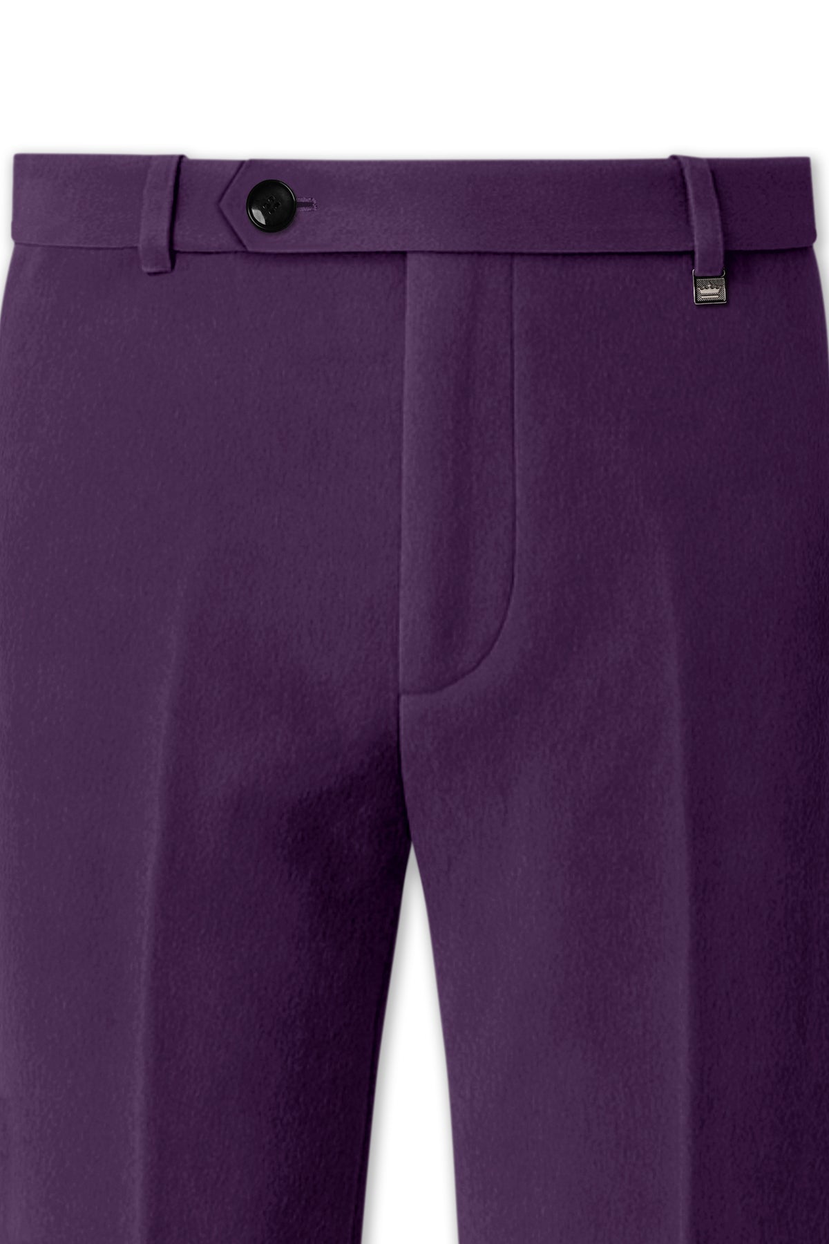 Regal-Royal Purple Velvet Peak Lapel Tuxedo Suit