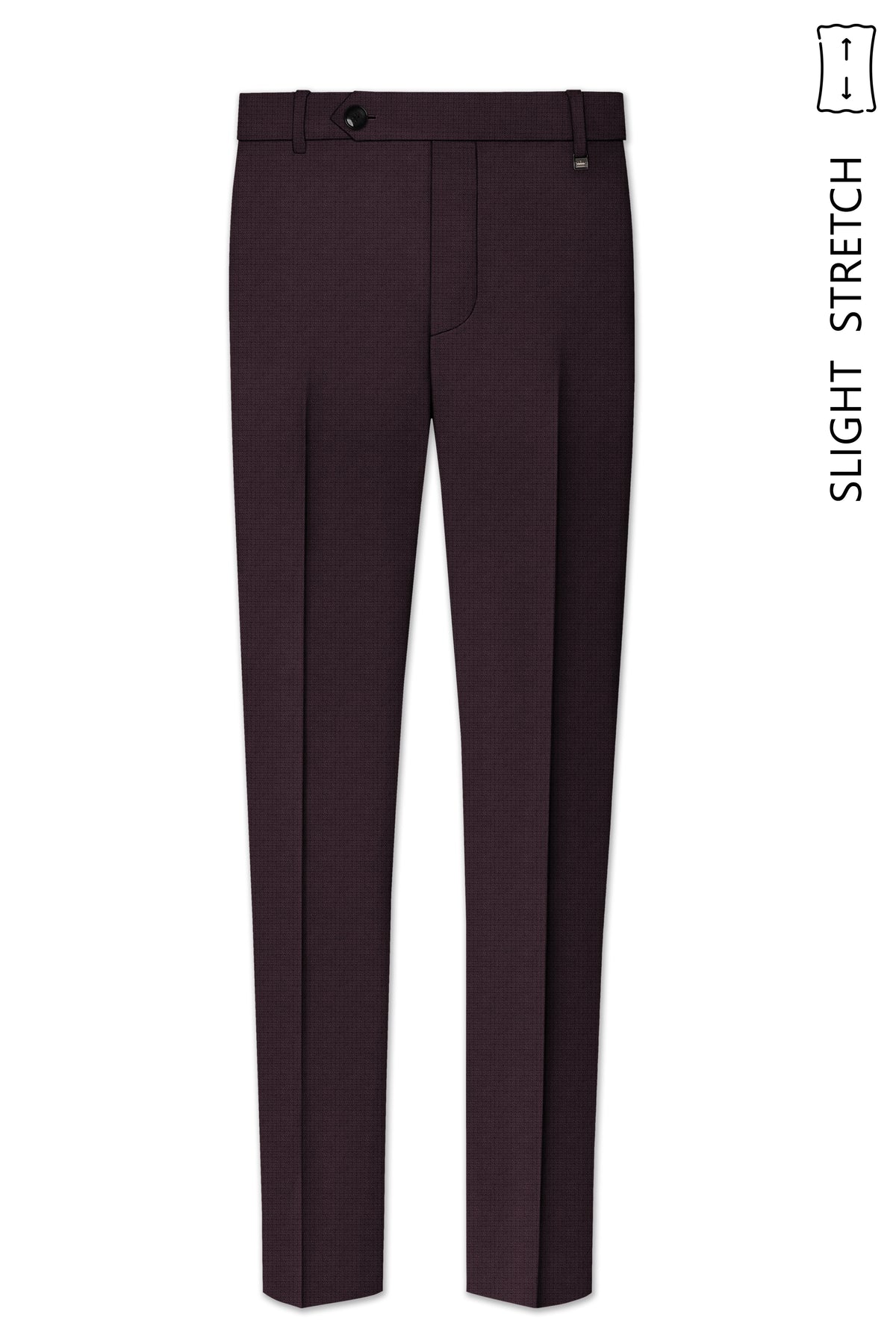 Velaris-Thunder Purple Diamond Textured Wool Rich Slight Stretch Single Breasted Suit