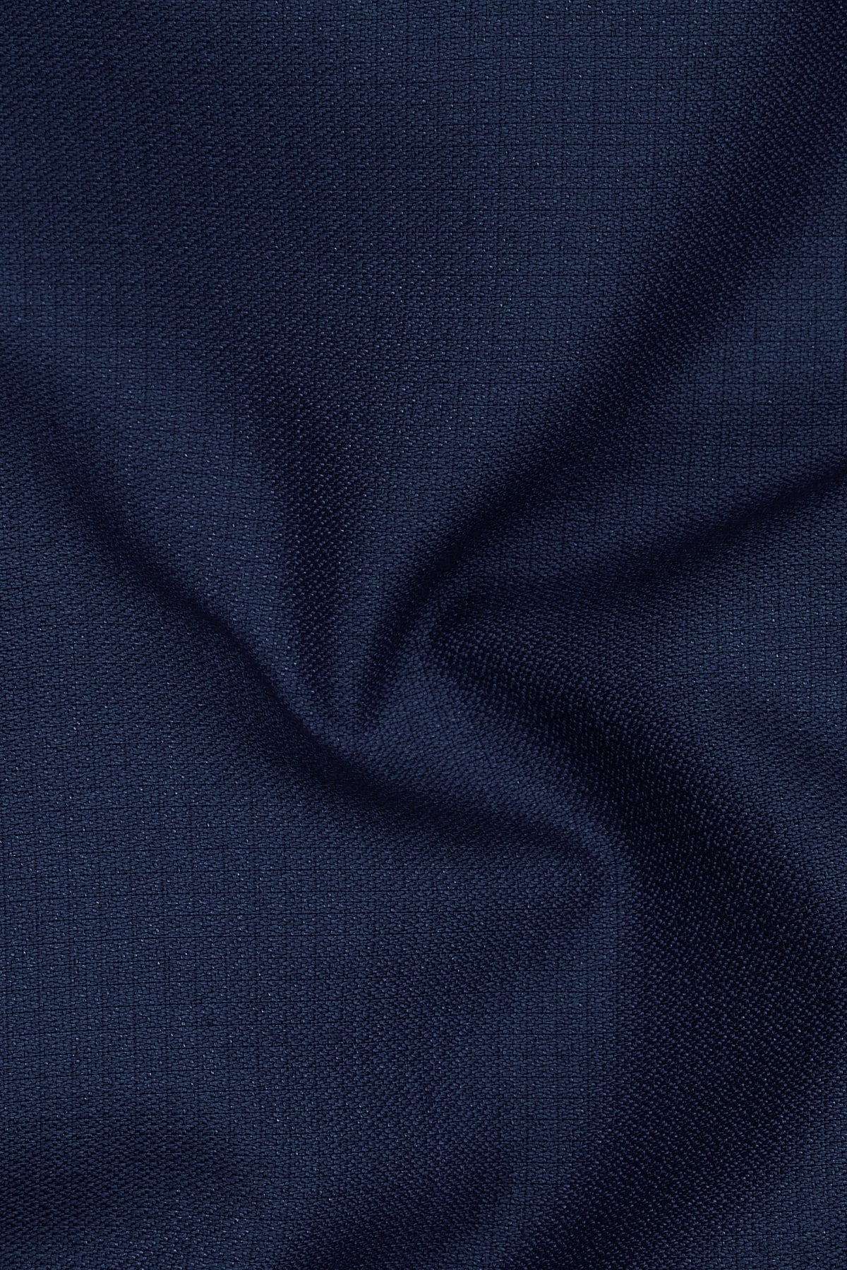 Regent-Ebony Blue Diamond Textured Wool Rich Slight Stretch Bandhgala Suit