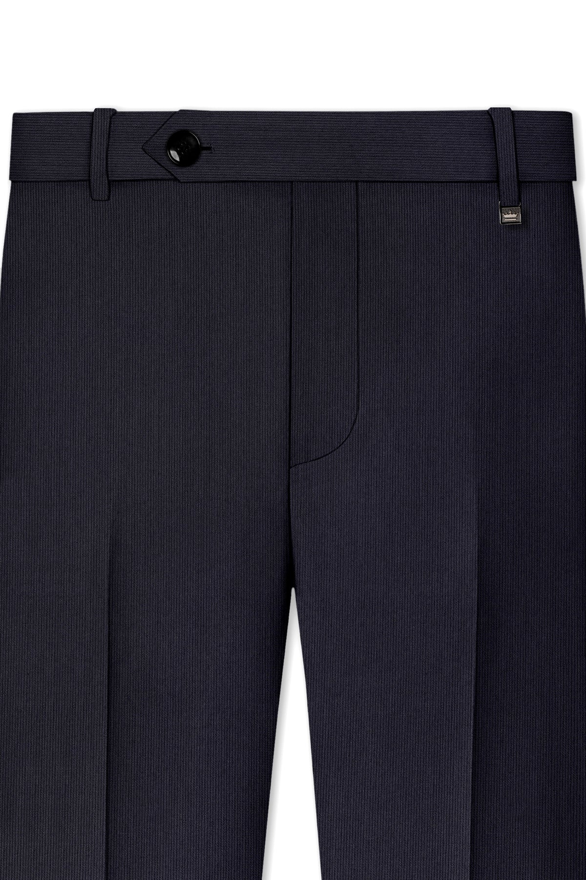 Aurelio-Charade Gray Diamond Textured Wool Rich Slight Stretch Double Breasted Suit