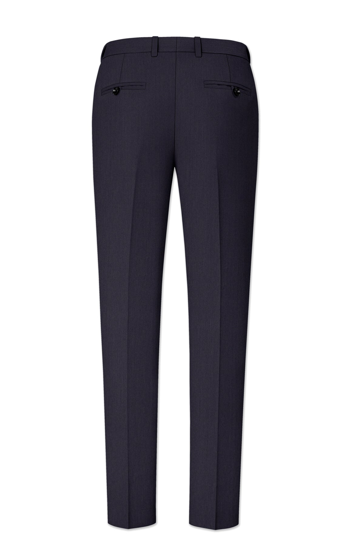 Aurelio-Charade Gray Diamond Textured Wool Rich Slight Stretch Double Breasted Suit