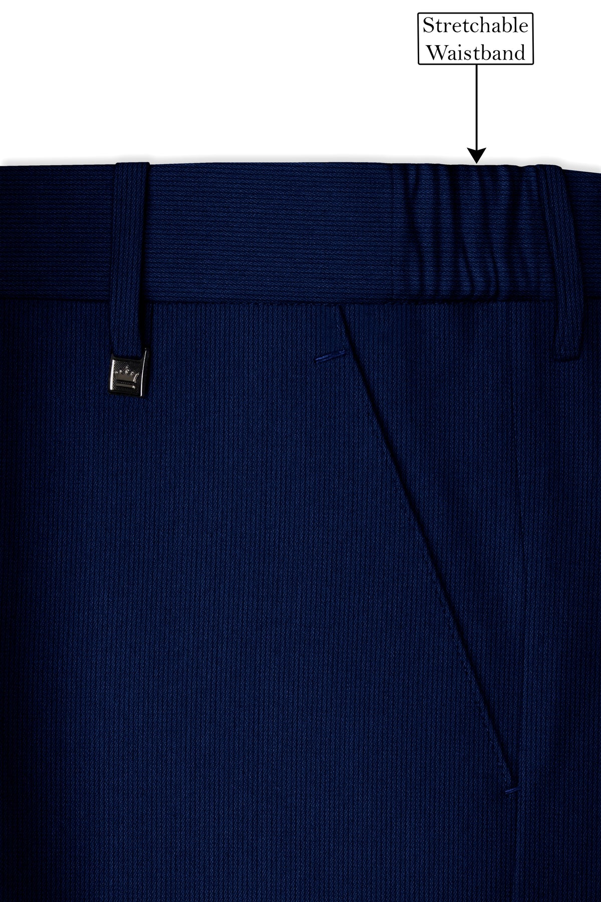 Velmont-Bunting Blue Diamond Textured Wool Rich Slight Stretch Double Breasted Suit