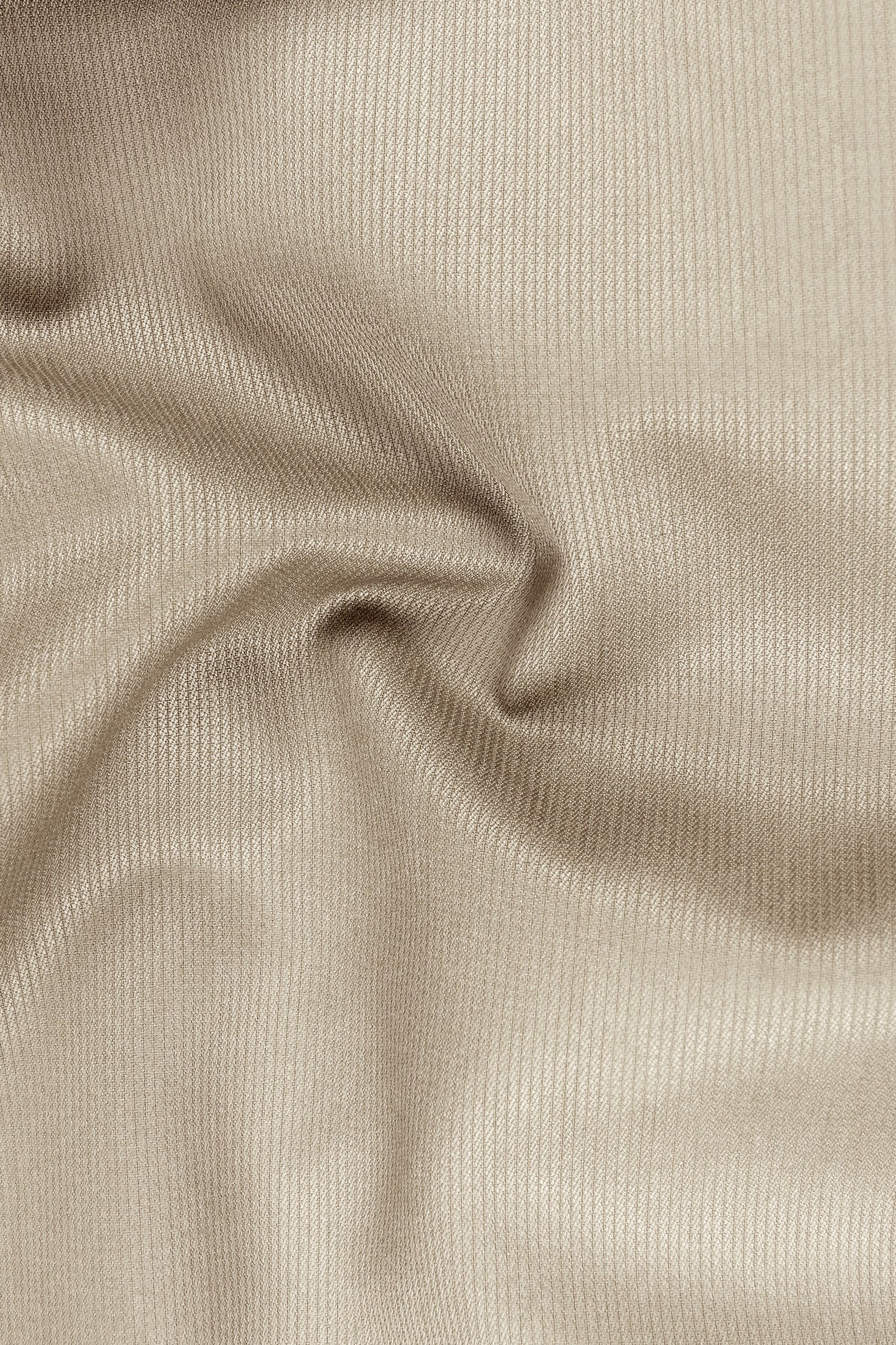 Ivoria-Vanilla Cream Diamond Textured Wool Rich Slight Stretch Double Breasted Suit