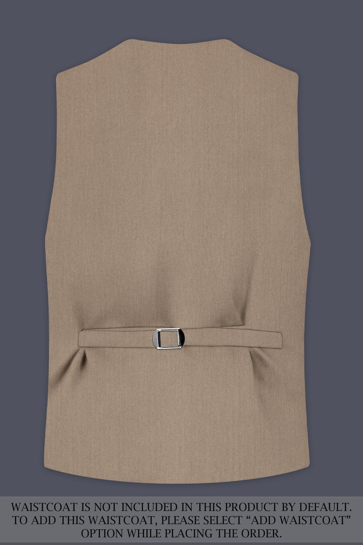 Terran-Sandrift Brown Diamond Textured Wool Rich Slight Stretch Double Breasted Suit
