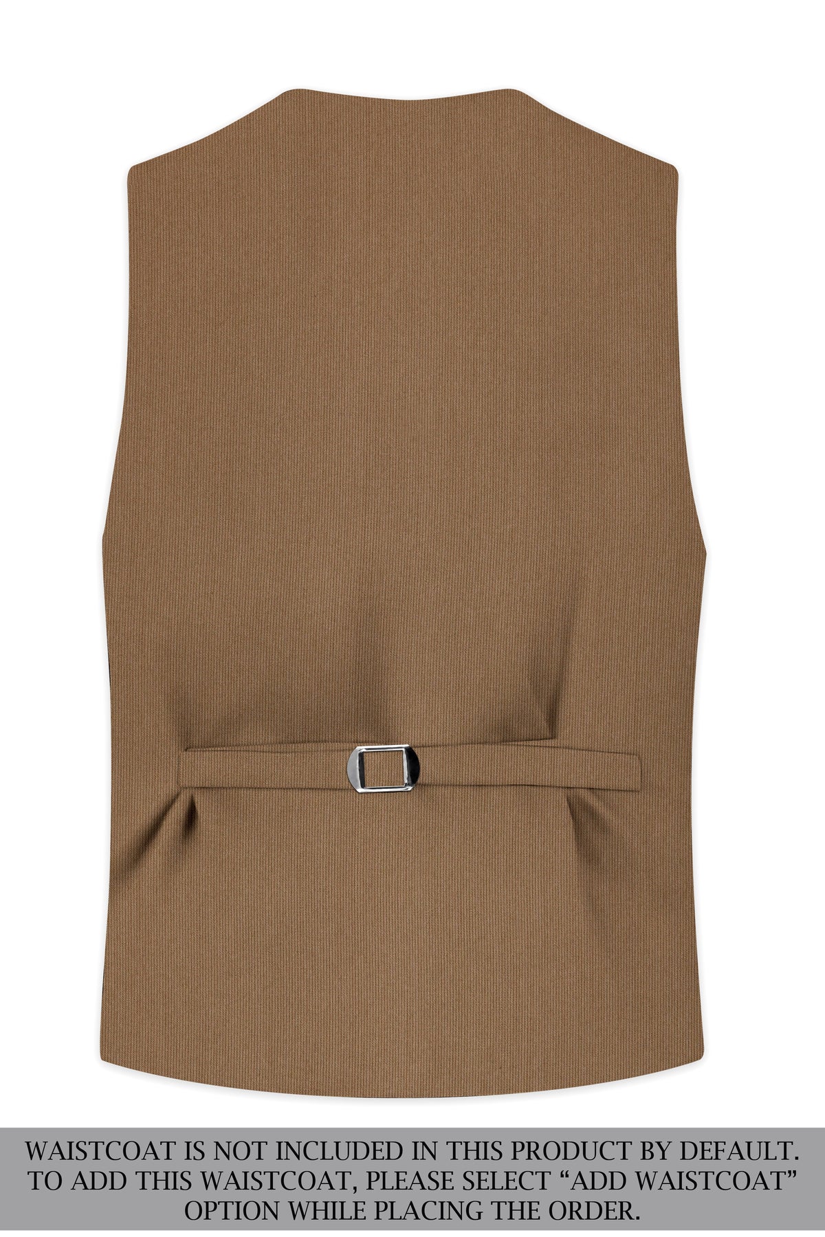 Weston-Millbrook Brown Diamond Textured Wool Rich Slight Stretch Double Breasted Suit