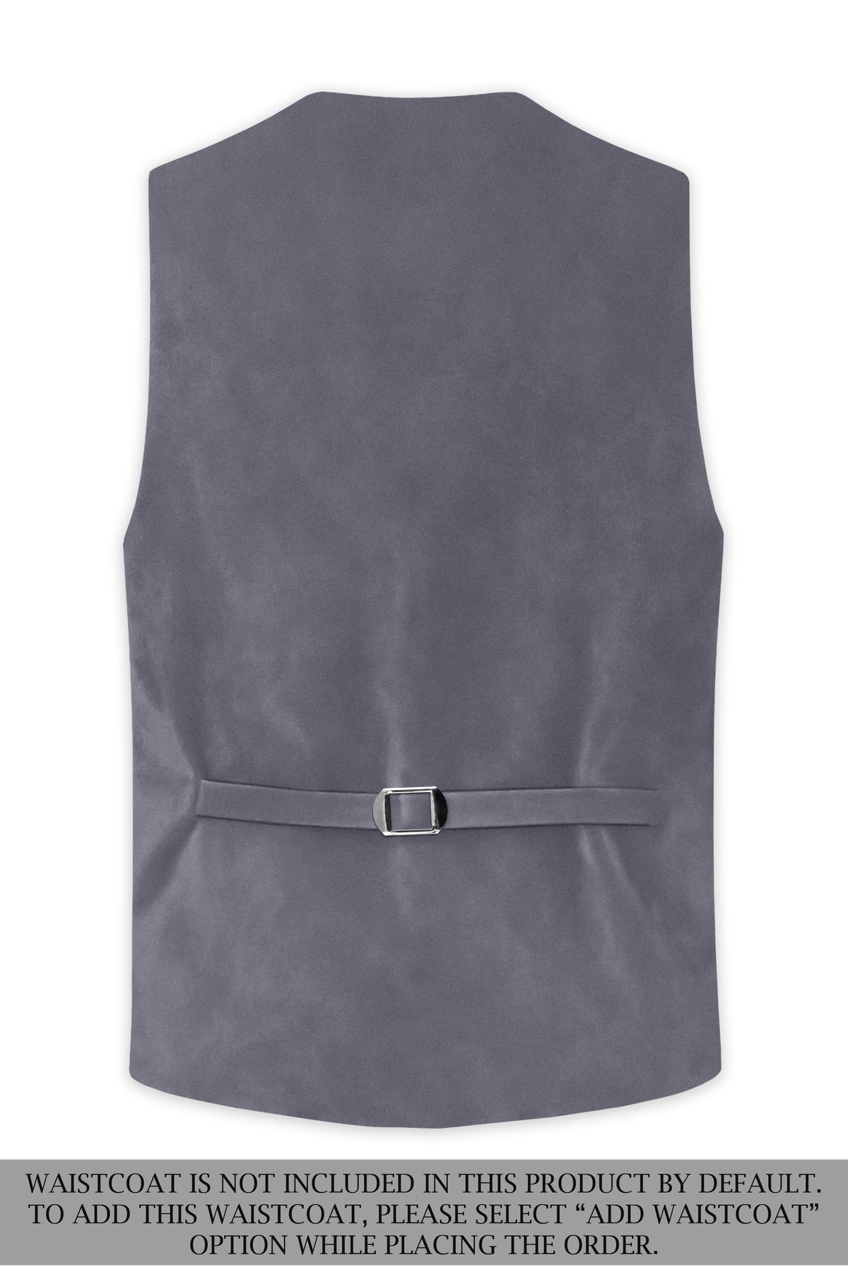 Velluto-Tuna Gray Velvet Peak Lapel Tuxedo Suit
