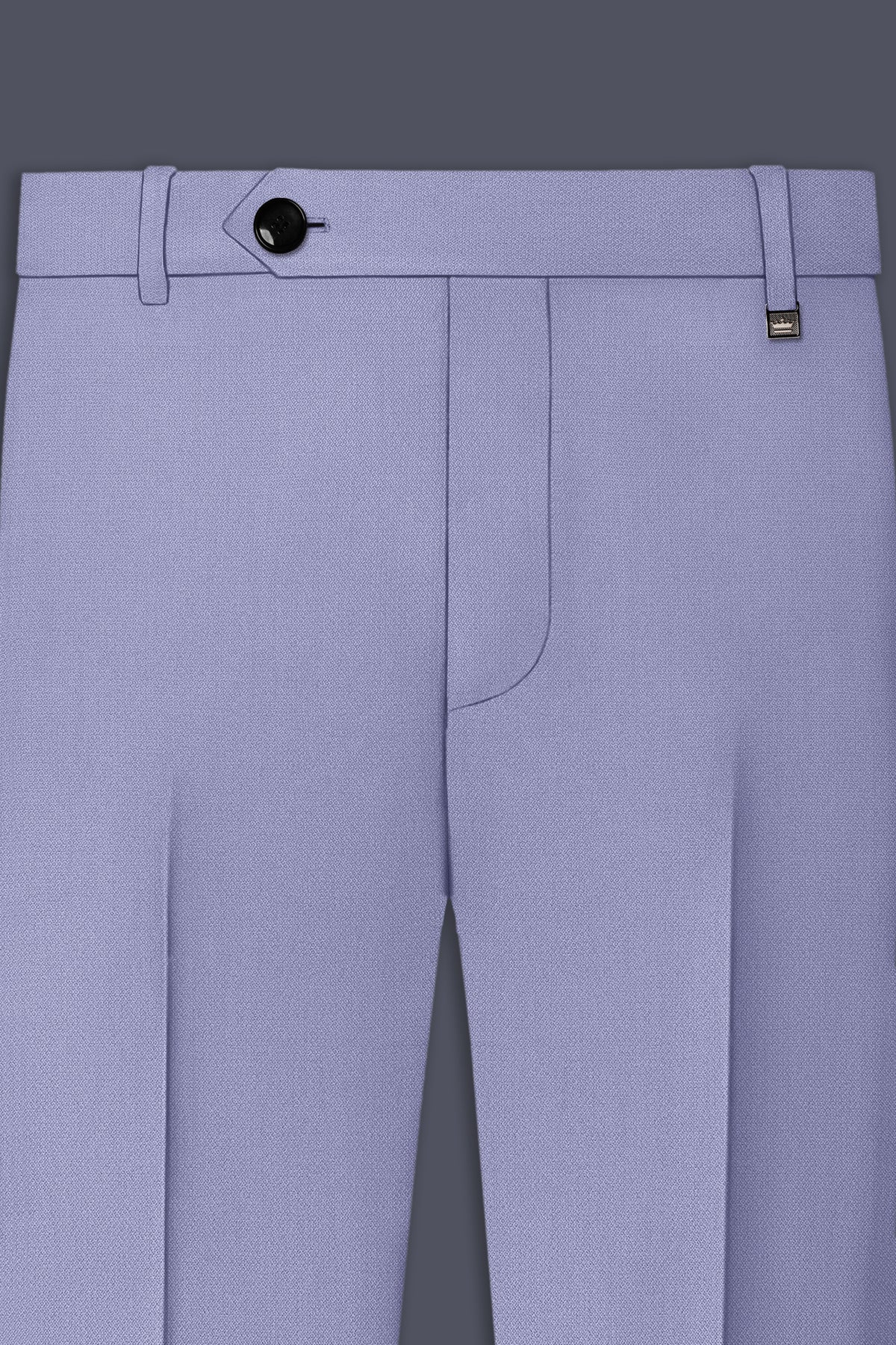Royale-Chatelle Purple Diamond Textured Wool Rich Slight Stretch Single Breasted Suit