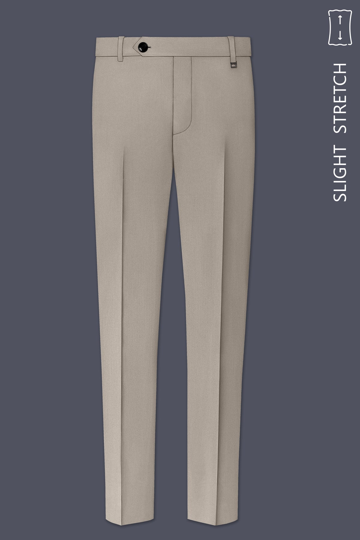 Mavren-Taupe Brown Diamond Textured Wool Rich Slight Stretch Double Breasted Suit