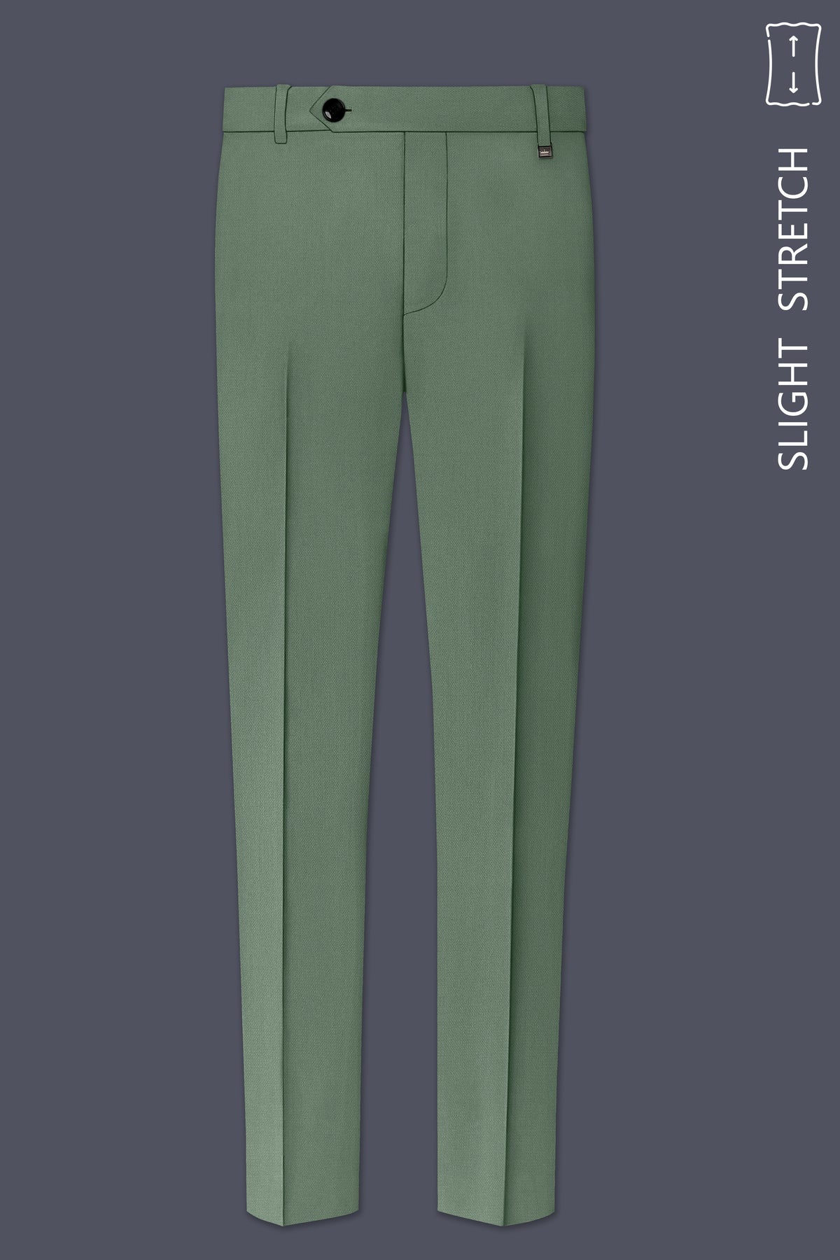 Avon-Glade Green Diamond Textured Wool Rich Slight Stretch Double Breasted Suit
