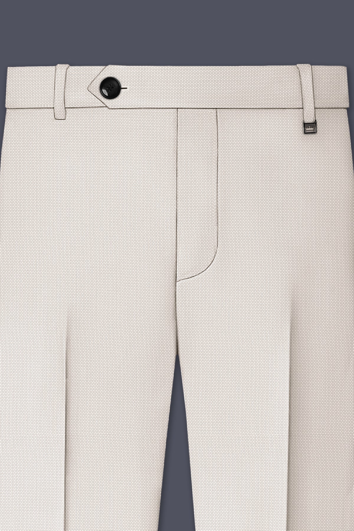 Dorian-Gainsboro Gray Diamond Textured Wool Rich Slight Stretch Single Breasted Suit